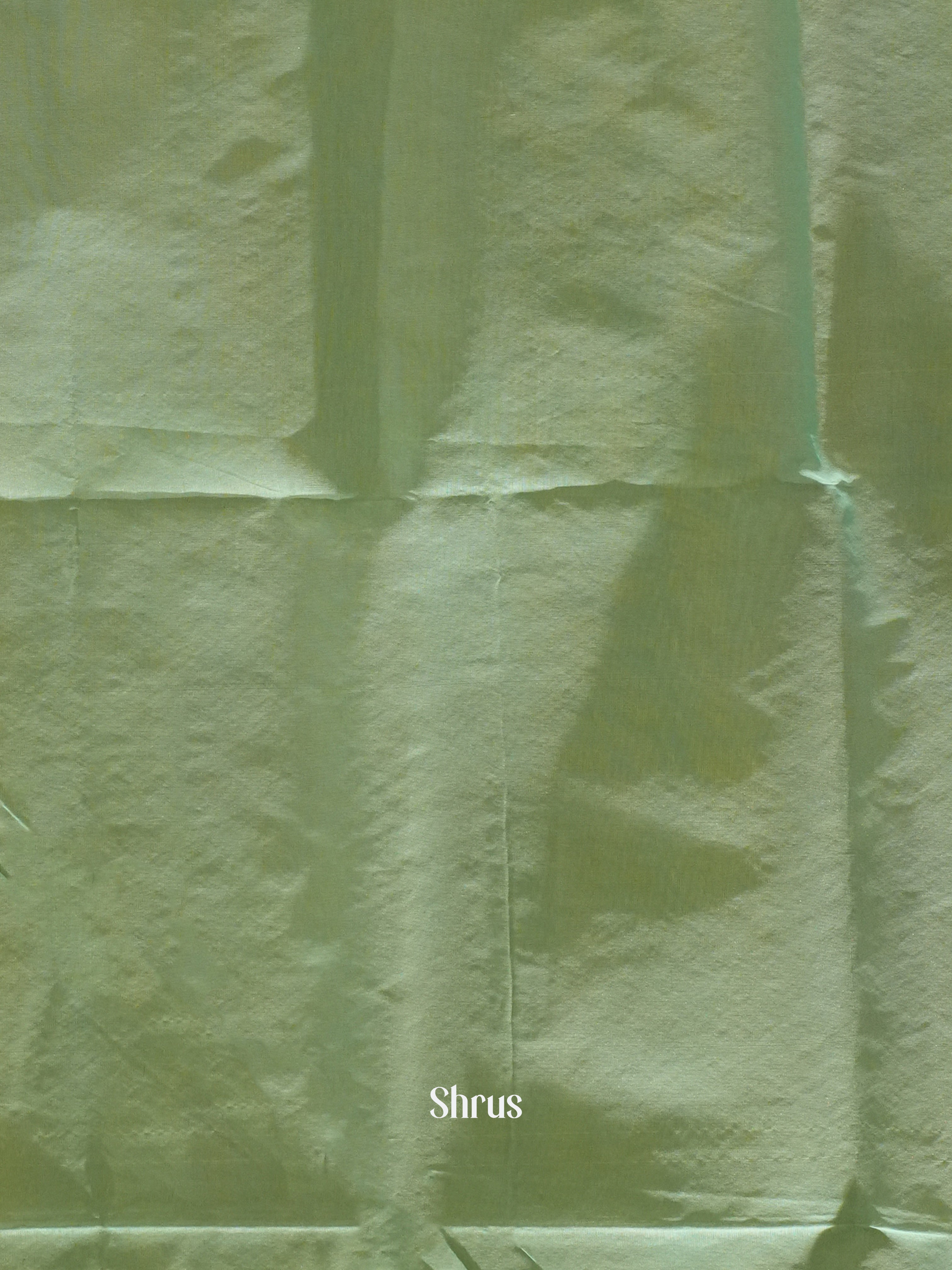 Yellow And Green- Semi Silk Cotton Saree - Shop on ShrusEternity.com