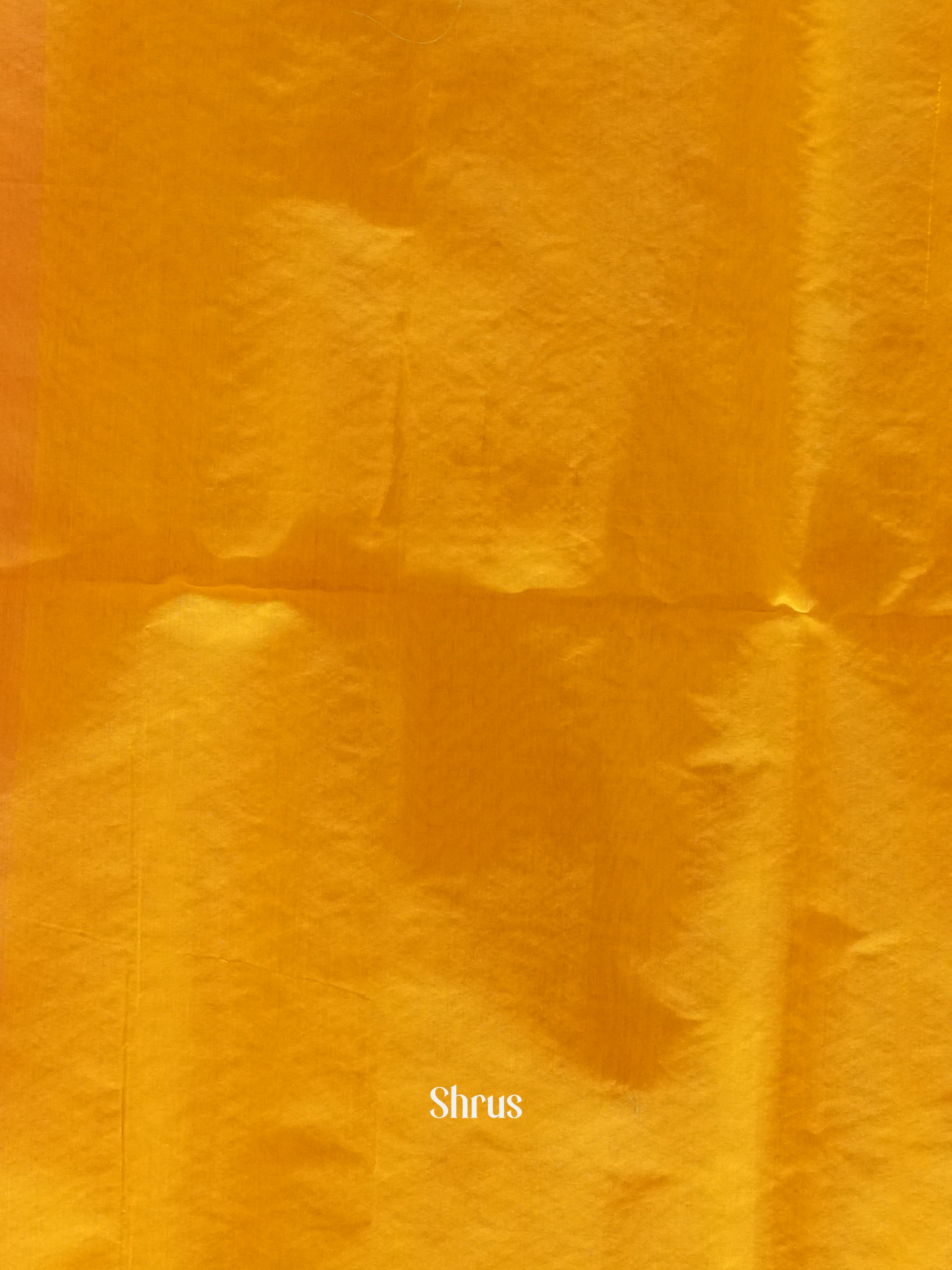 Pink And Yellow- Semi Silk Cotton Saree - Shop on ShrusEternity.com