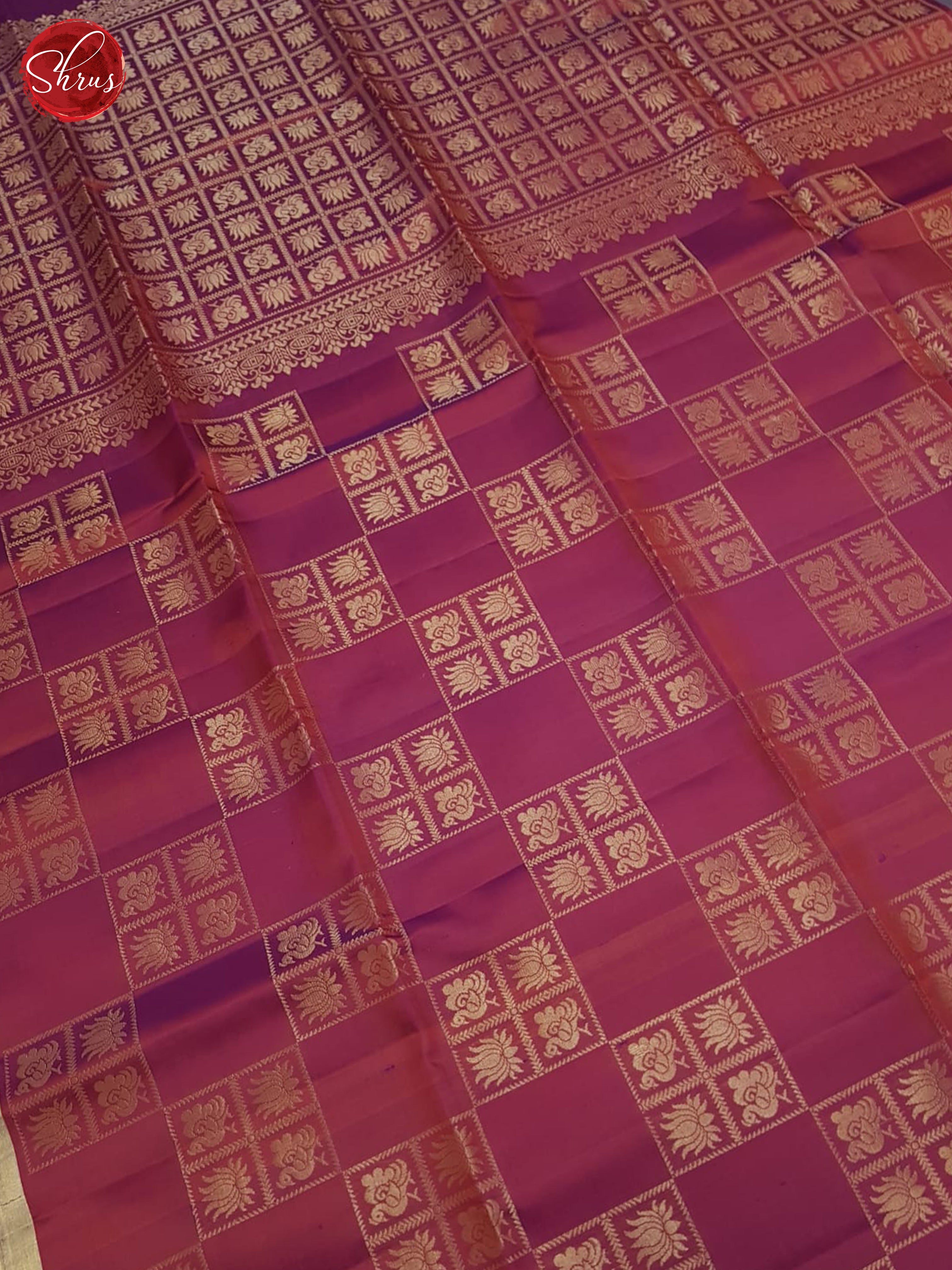 Maroon(Single Tone)- Soft Silk Saree - Shop on ShrusEternity.com
