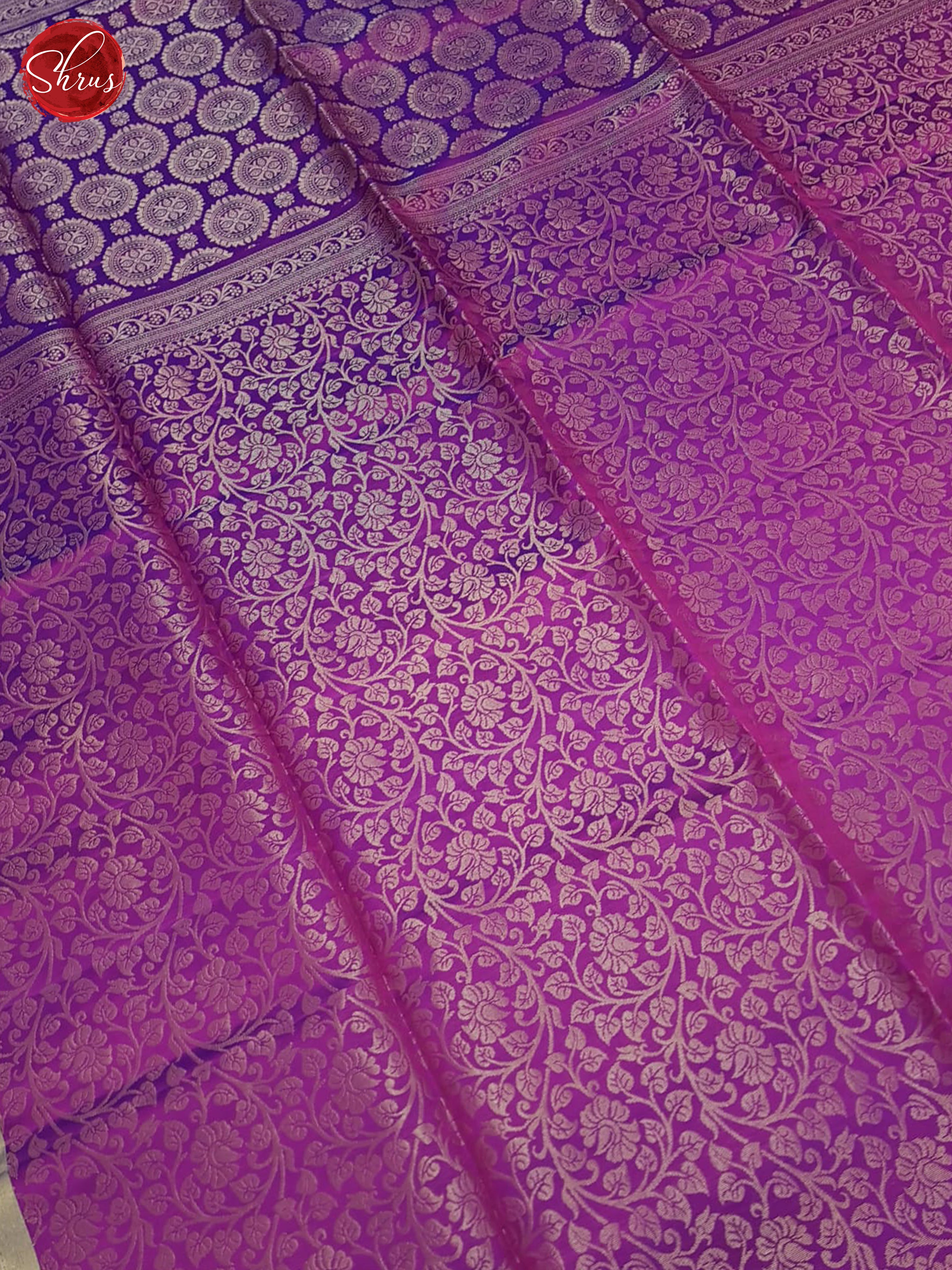 Purple(Single Tone)- Soft Silk Saree - Shop on ShrusEternity.com