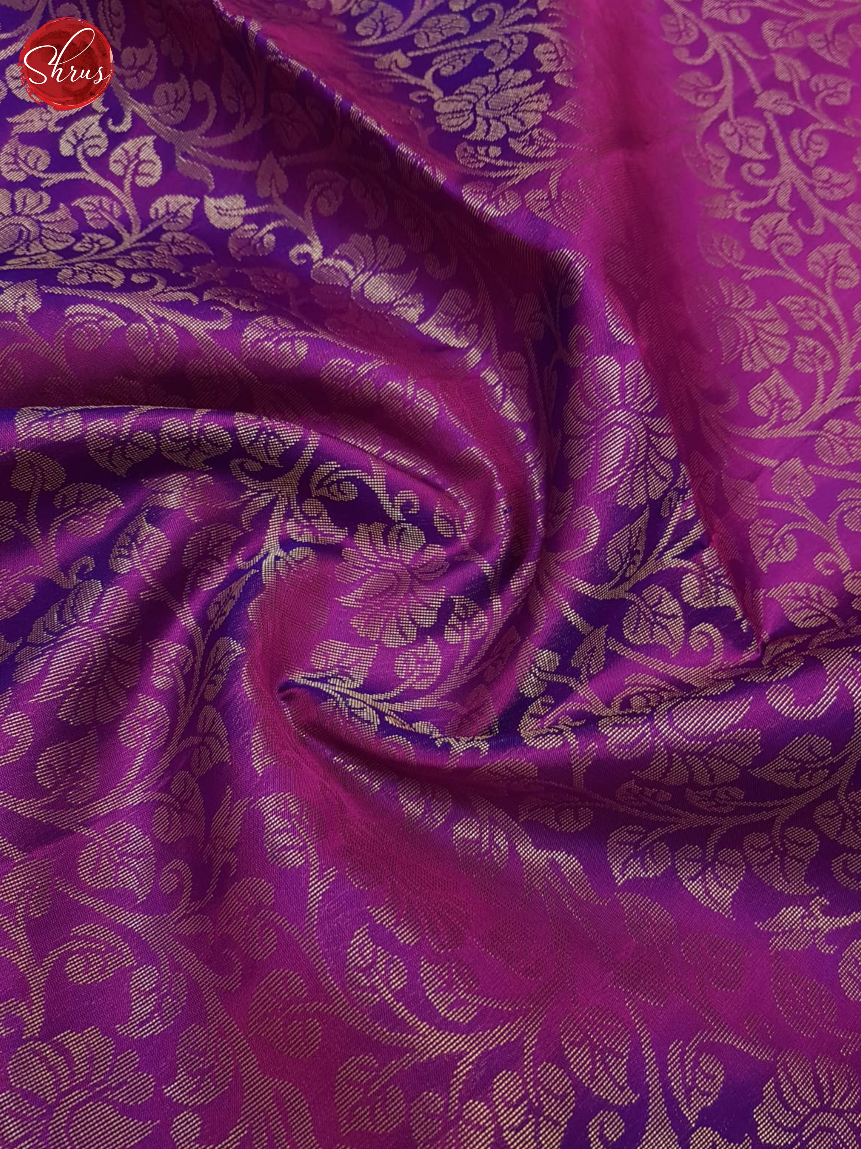 Purple(Single Tone)- Soft Silk Saree - Shop on ShrusEternity.com