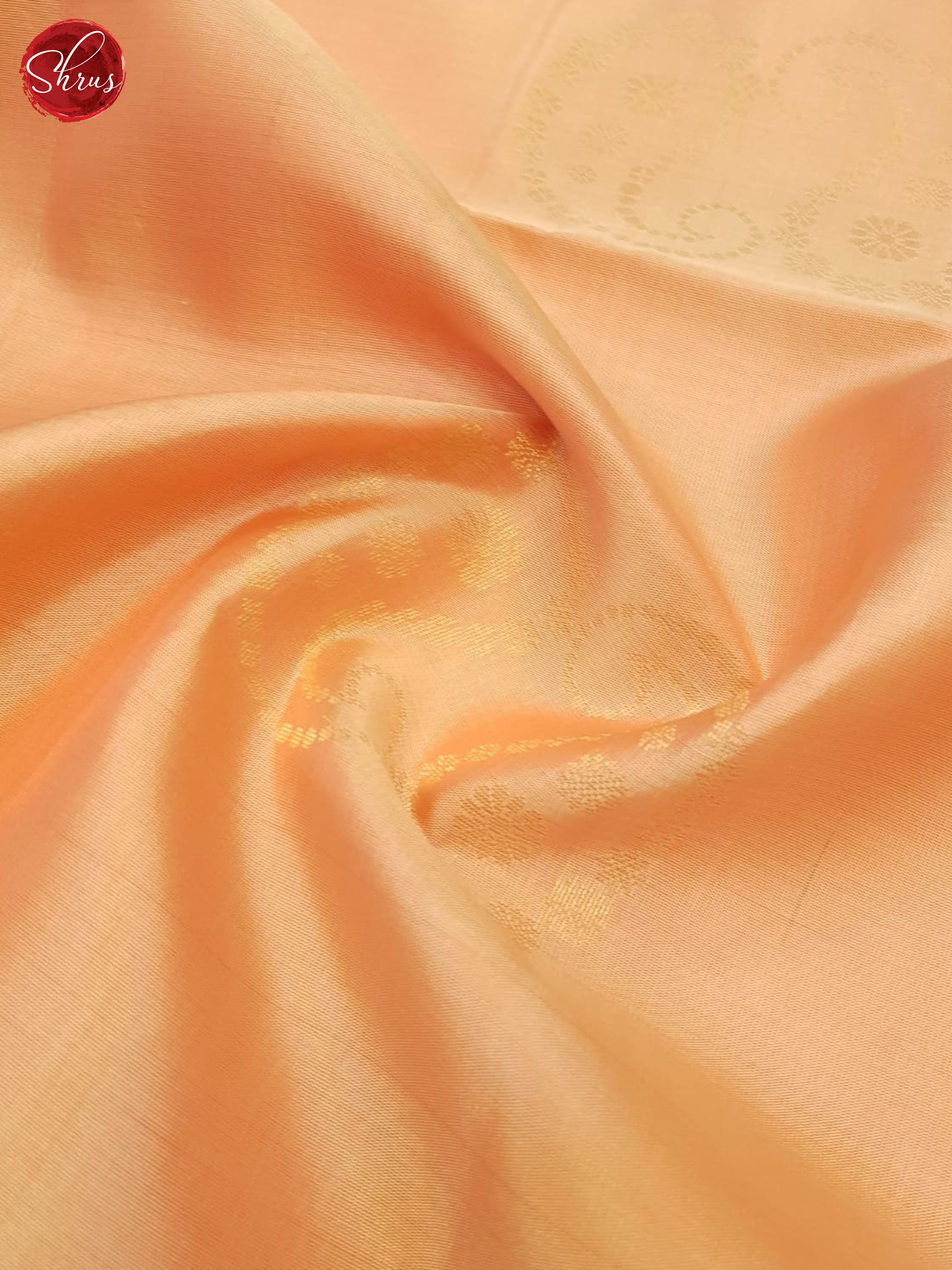 Peach And Orange- Soft Silk Saree - Shop on ShrusEternity.com