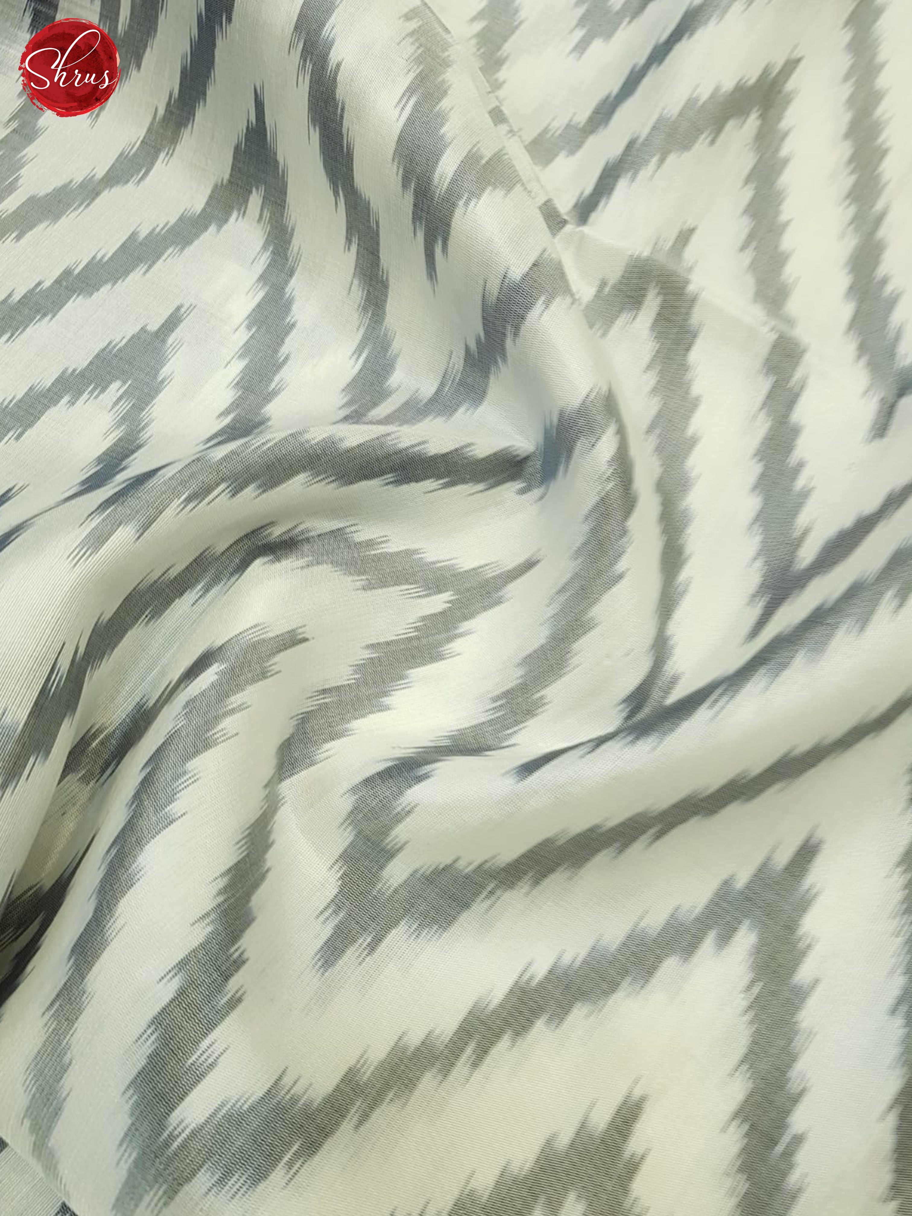 Cream And Black- Soft Silk Saree - Shop on ShrusEternity.com