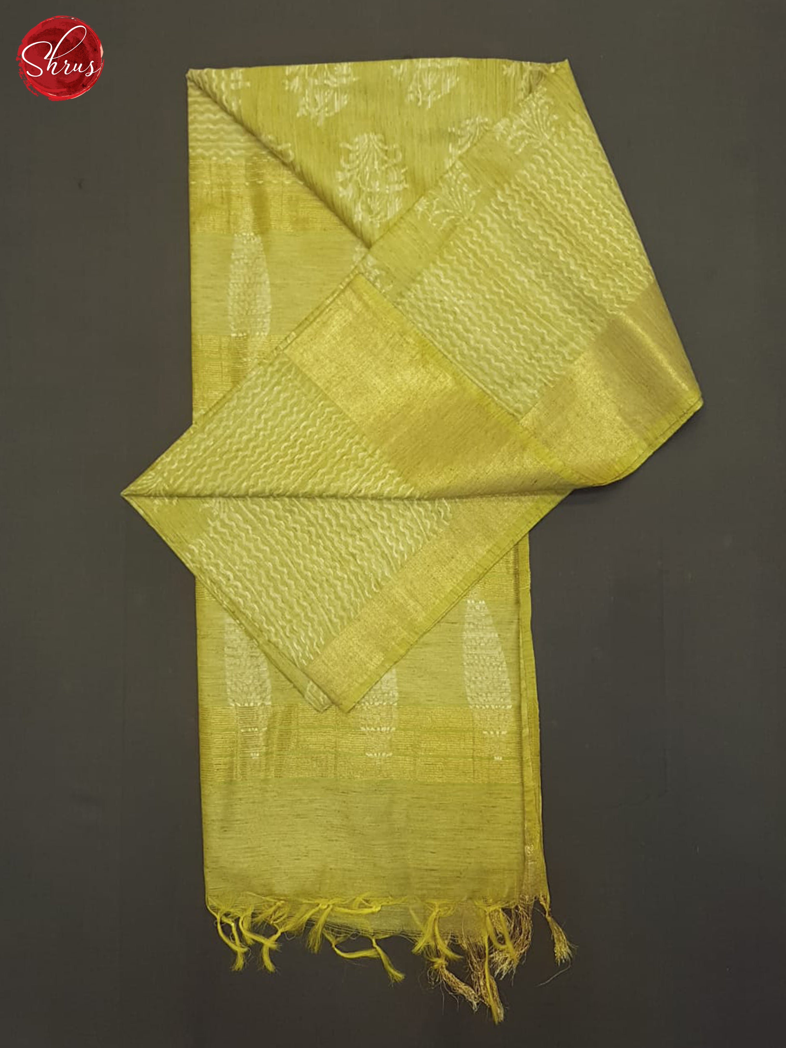 Green(Single Tone)- Semi Gicha Saree - Shop on ShrusEternity.com