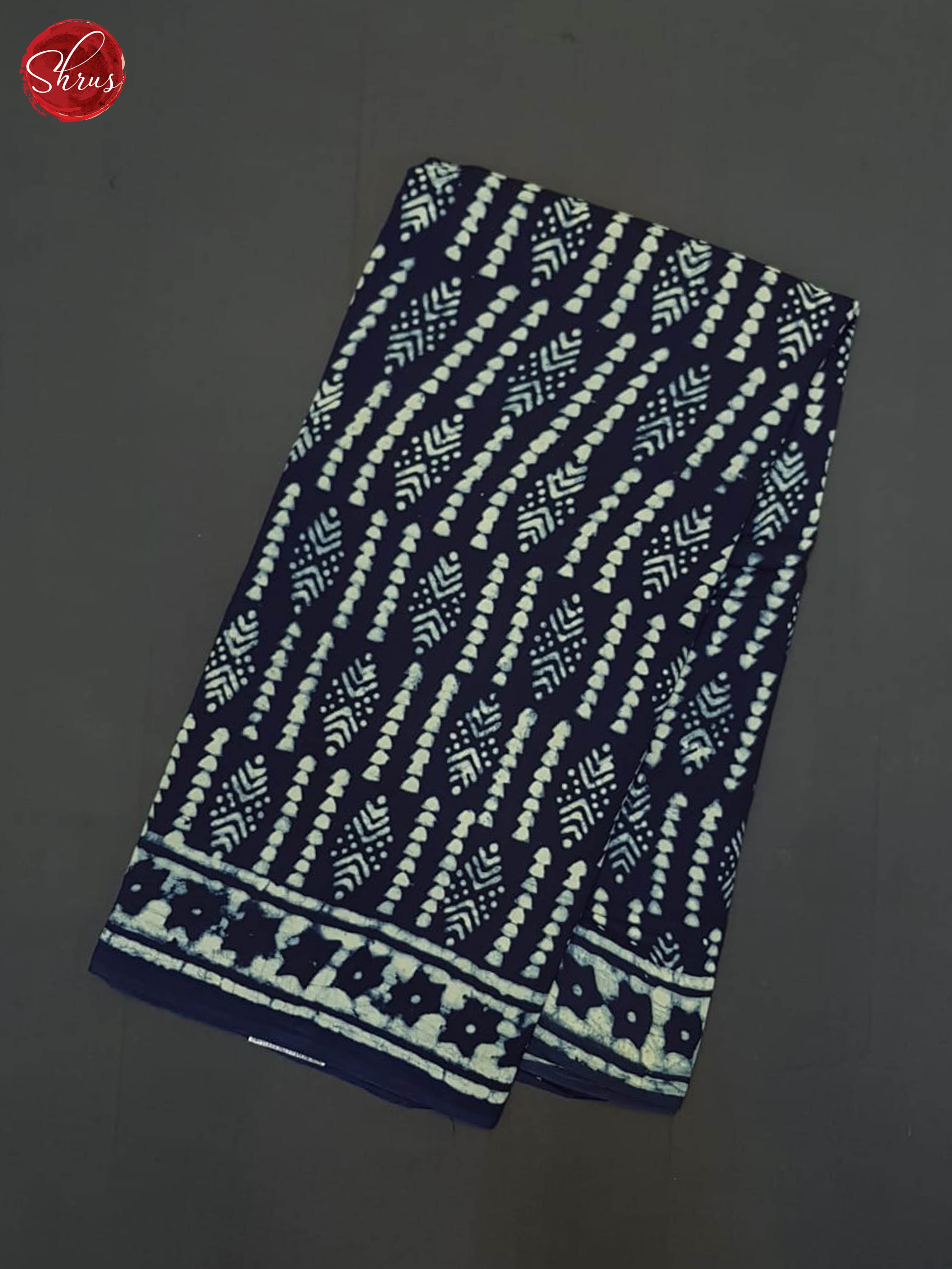 Blue - Modal Silk Saree - Shop on ShrusEternity.com