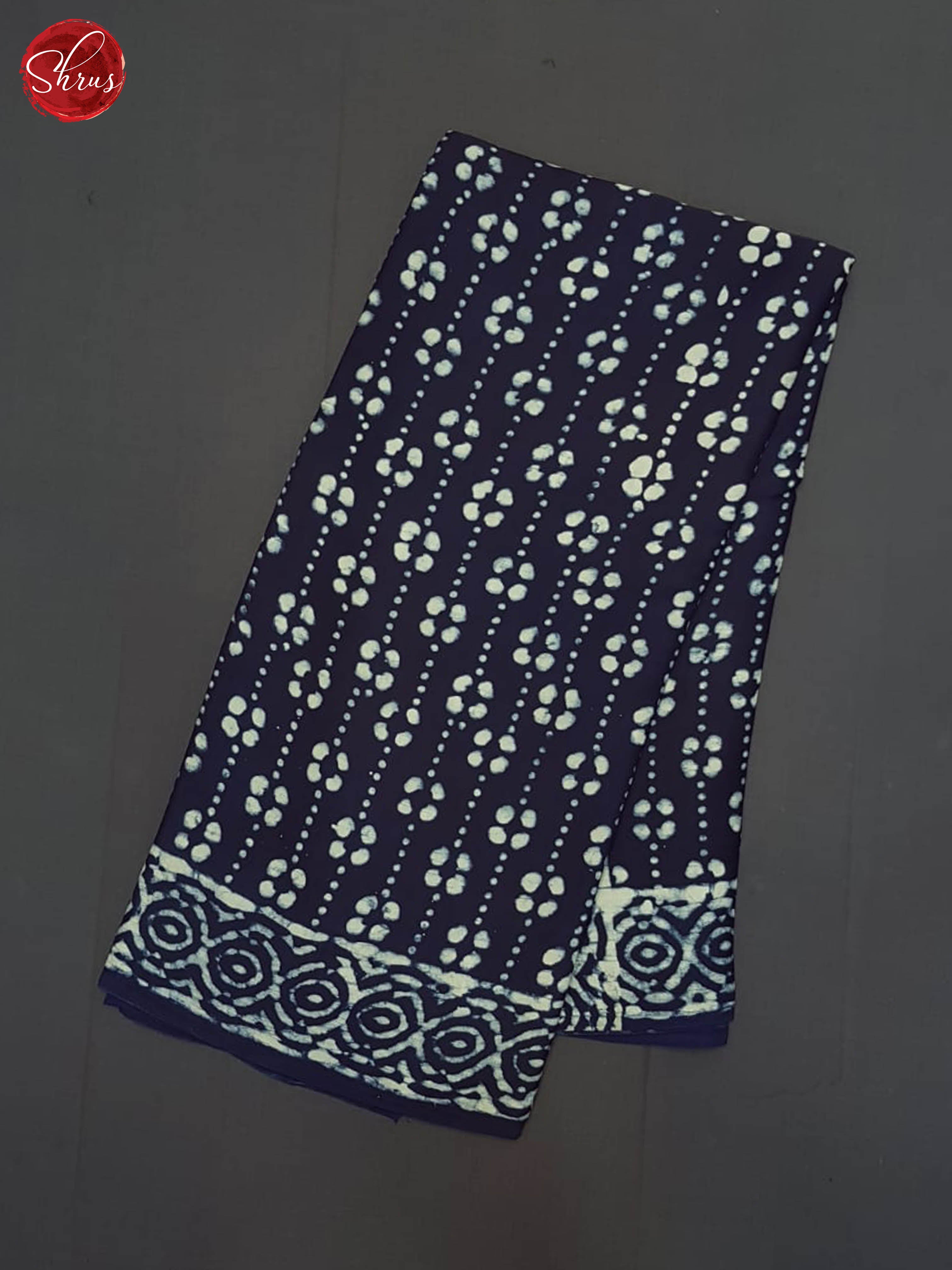 Blue - Modal Silk Saree - Shop on ShrusEternity.com