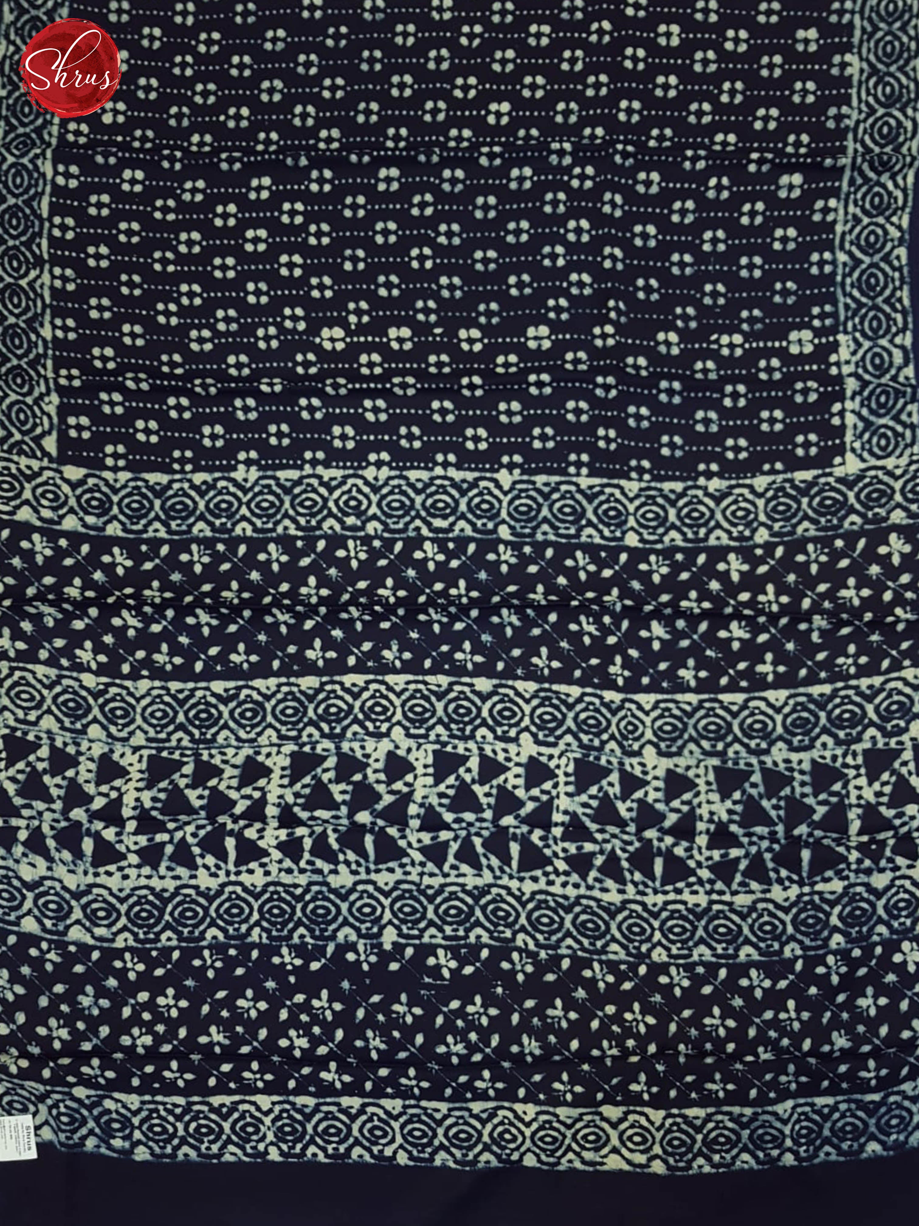 Blue - Modal Silk Saree - Shop on ShrusEternity.com