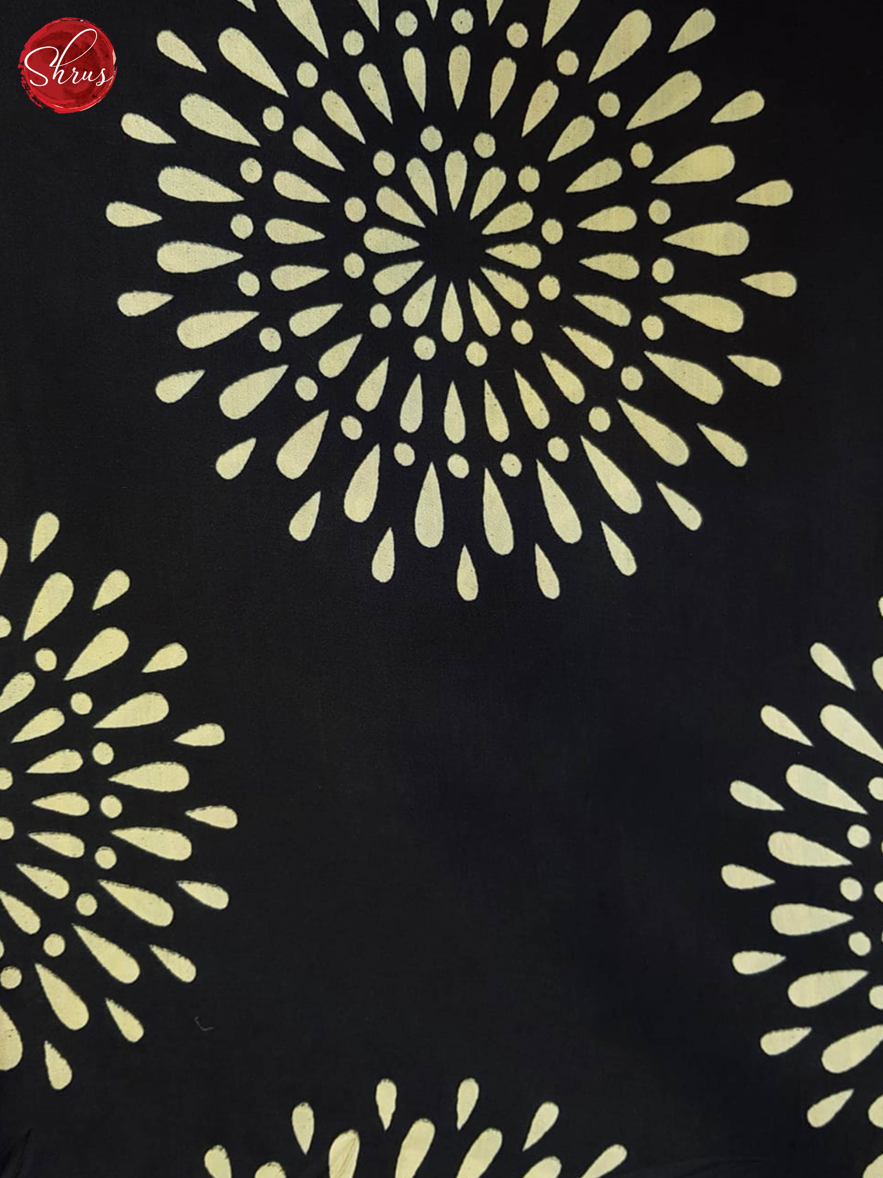 Black & Red - Modal Silk Saree - Shop on ShrusEternity.com