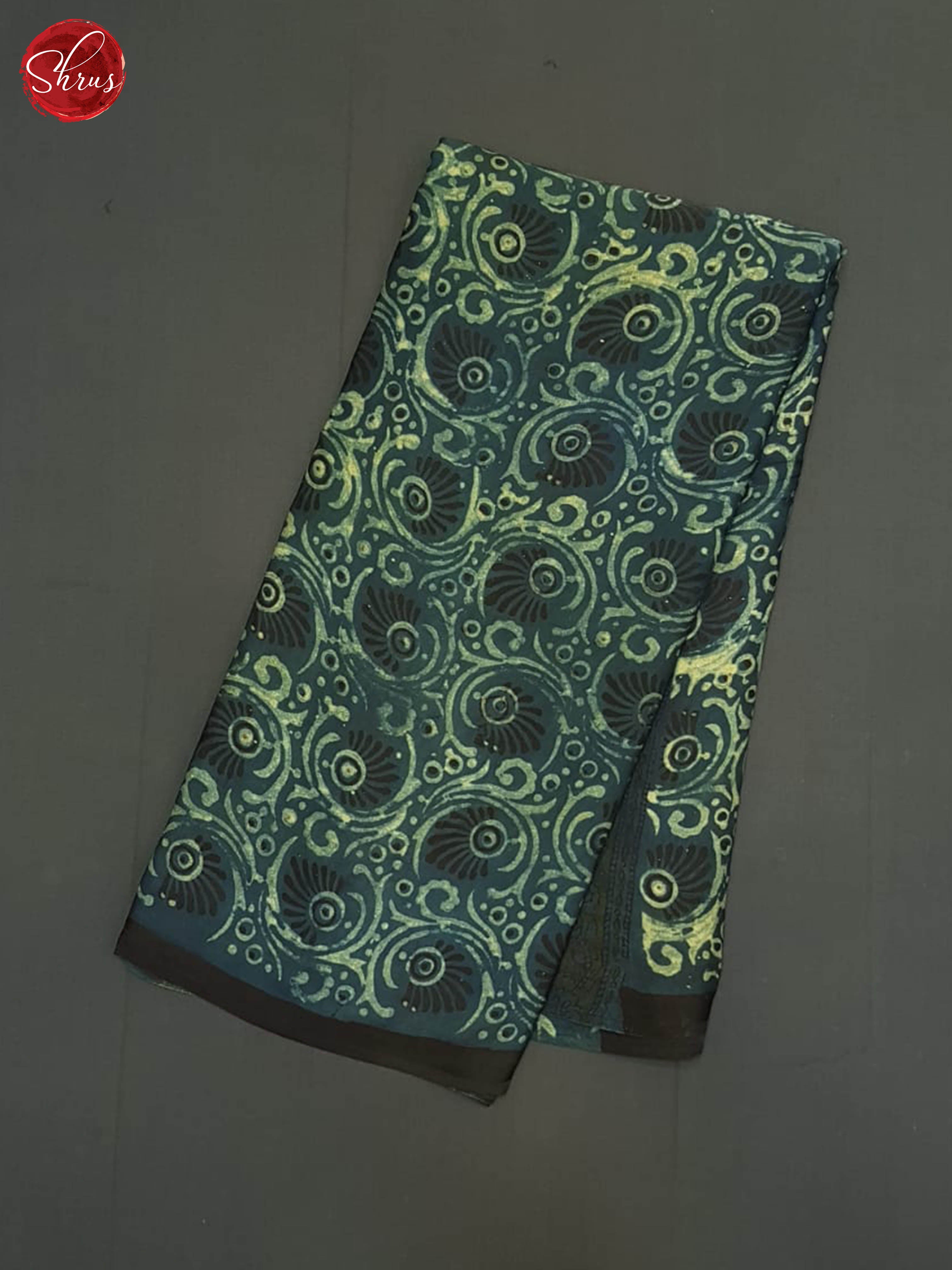 Black & Blue - Modal Silk Saree - Shop on ShrusEternity.com