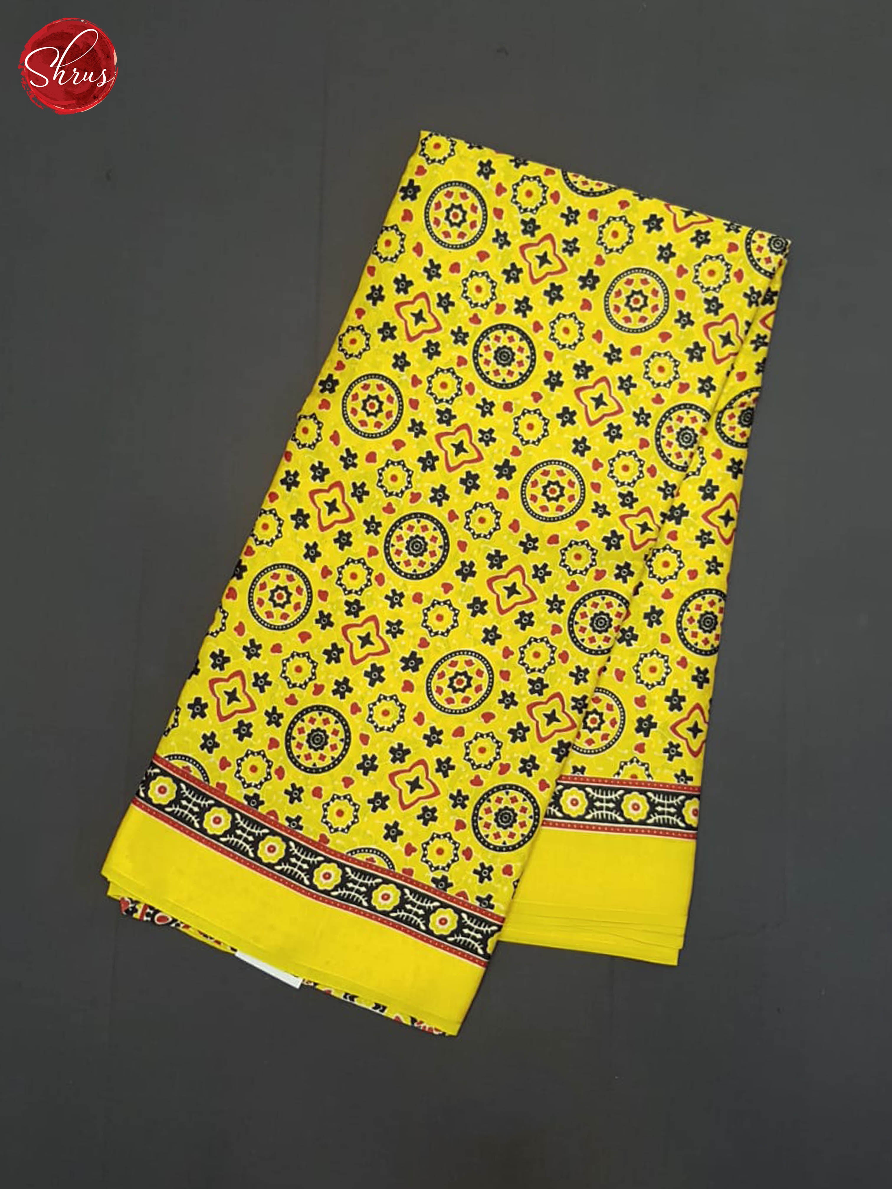 Yellow - Modal Silk Saree - Shop on ShrusEternity.com