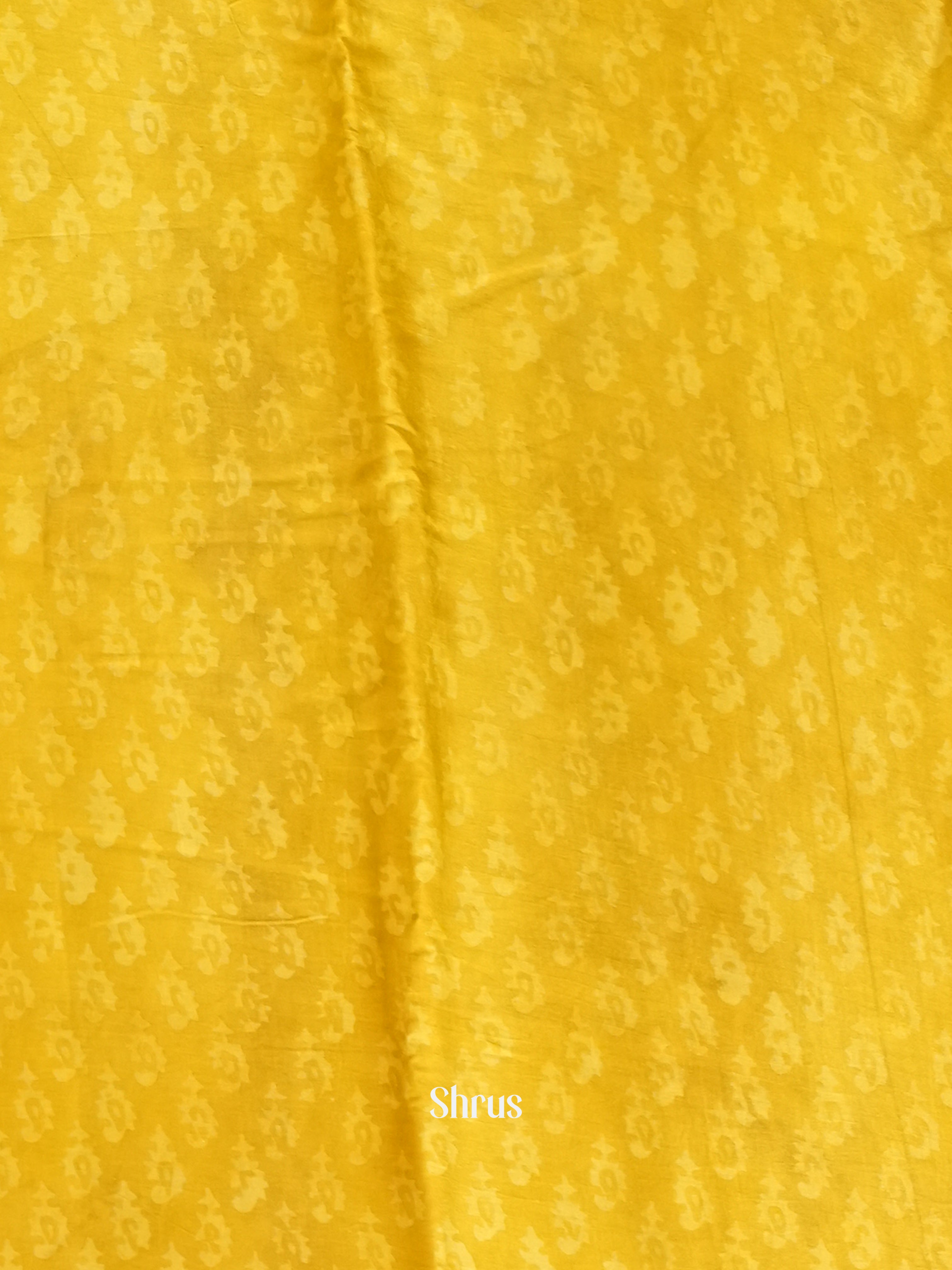 Mustard & Brown - Modal Silk Saree - Shop on ShrusEternity.com
