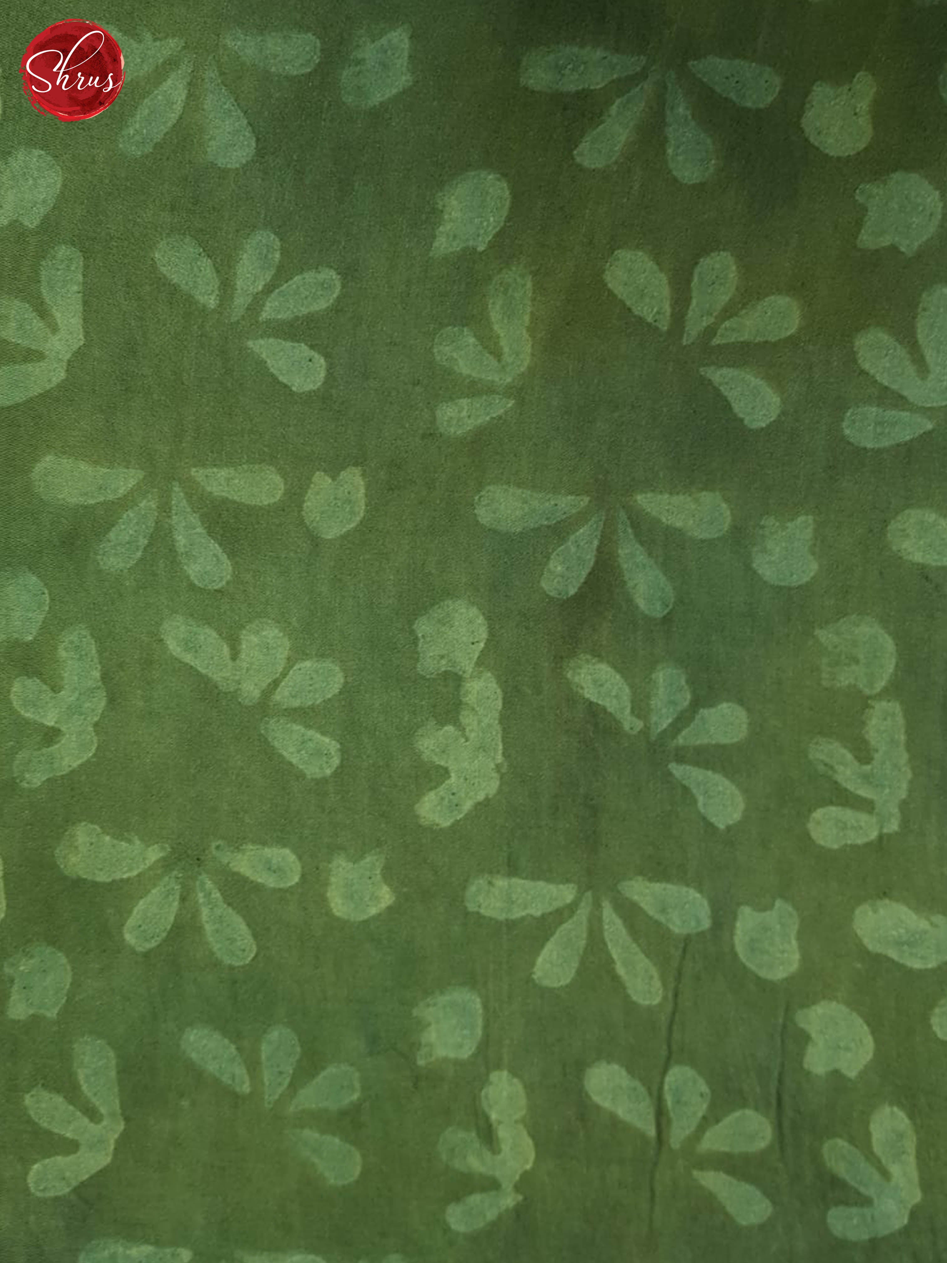 Green & Black - Modal Silk Saree - Shop on ShrusEternity.com