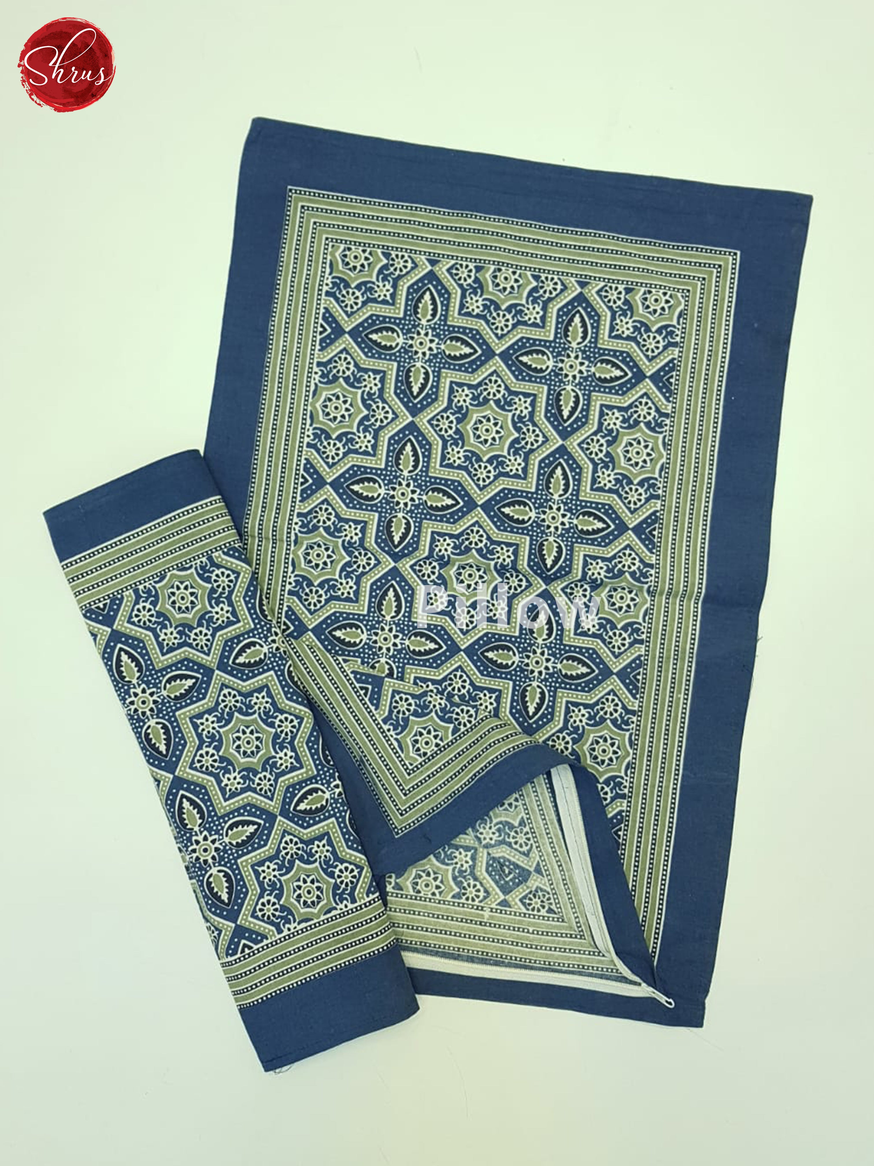 Green -Jaipuri block printed Cotton Bed Spreads - Shop on ShrusEternity.com