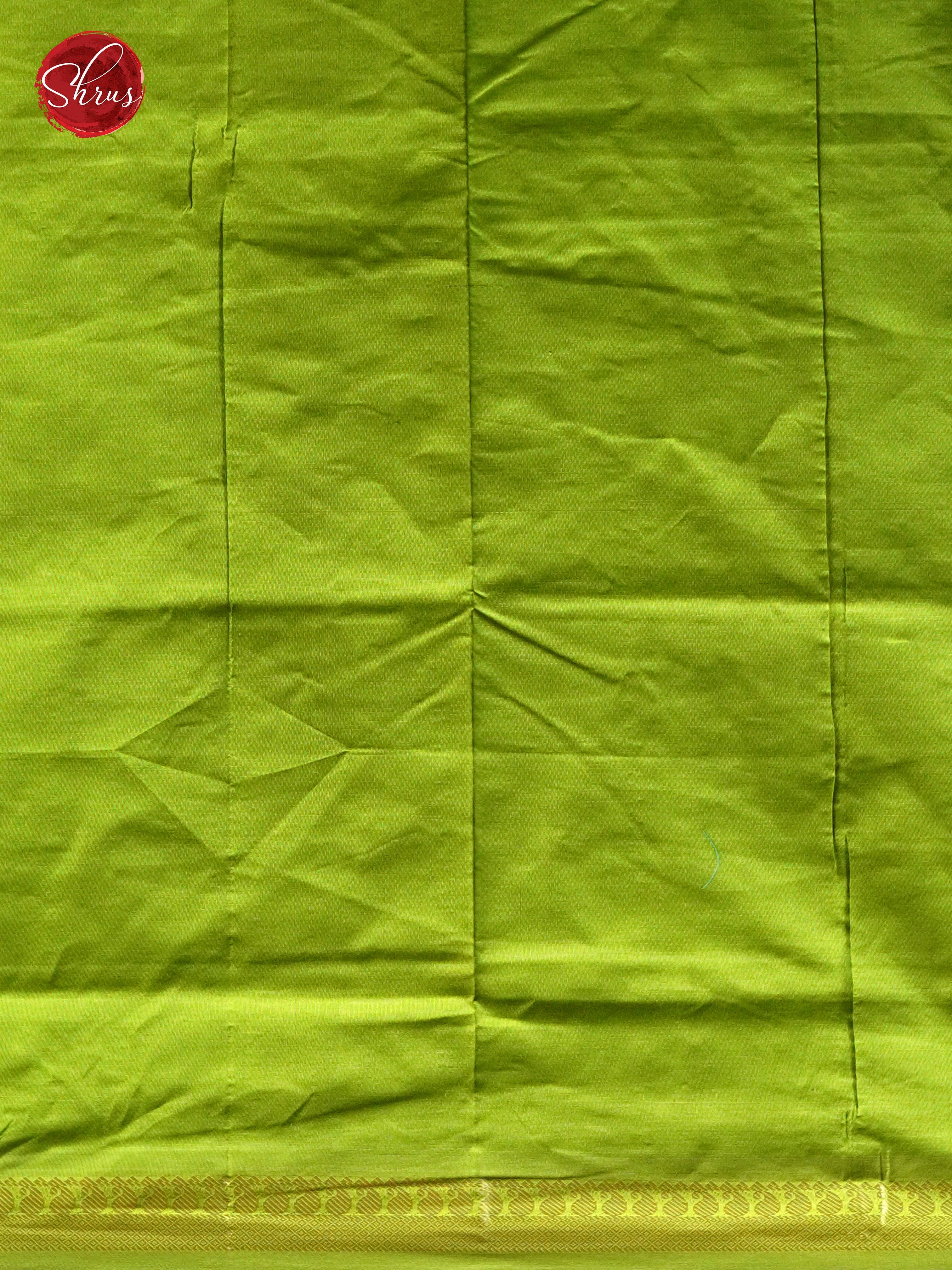 Blue & Green - Silk cotton-half pure Saree - Shop on ShrusEternity.com