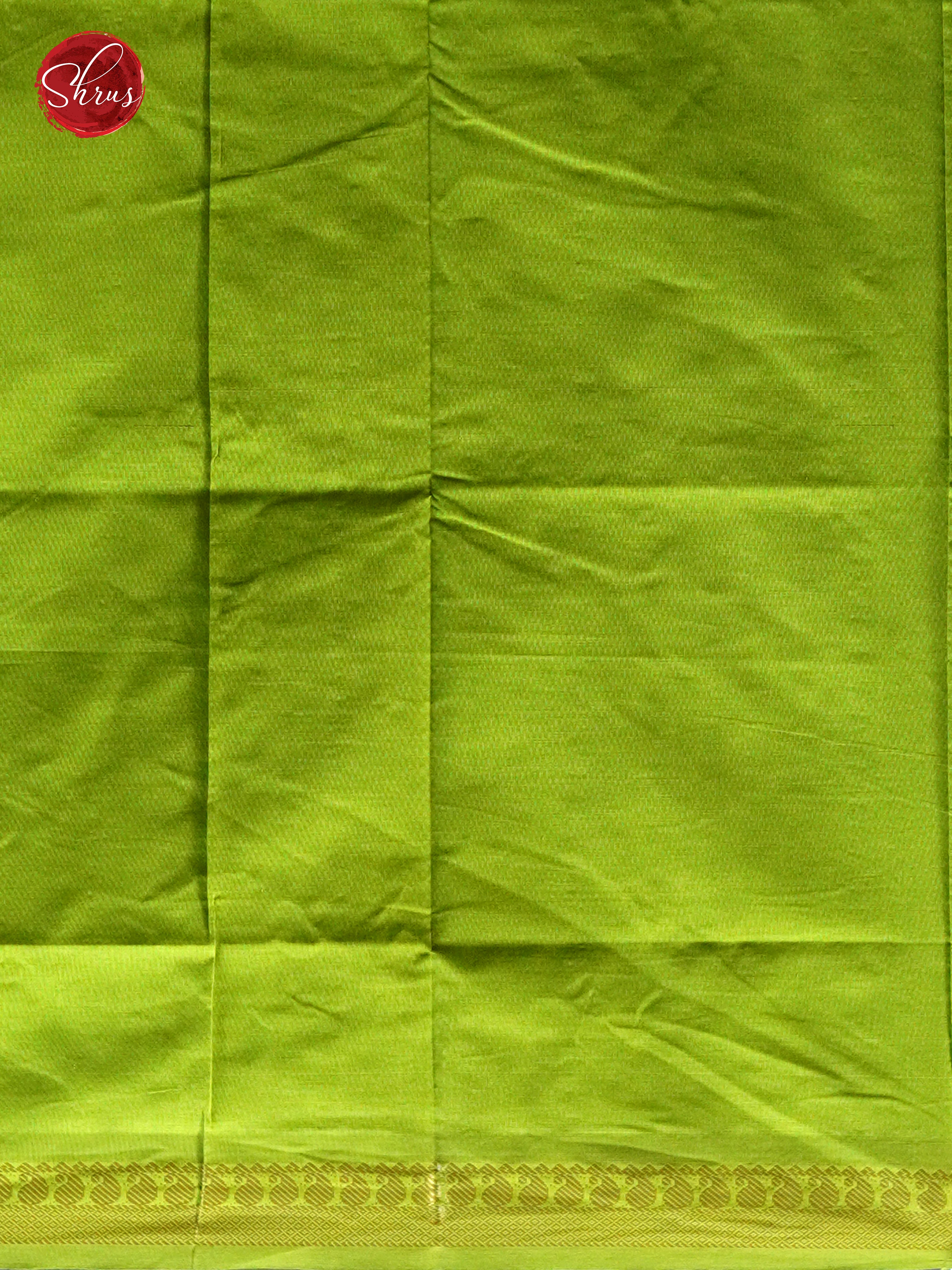Dark & Light Green- Silk cotton-half pure Saree