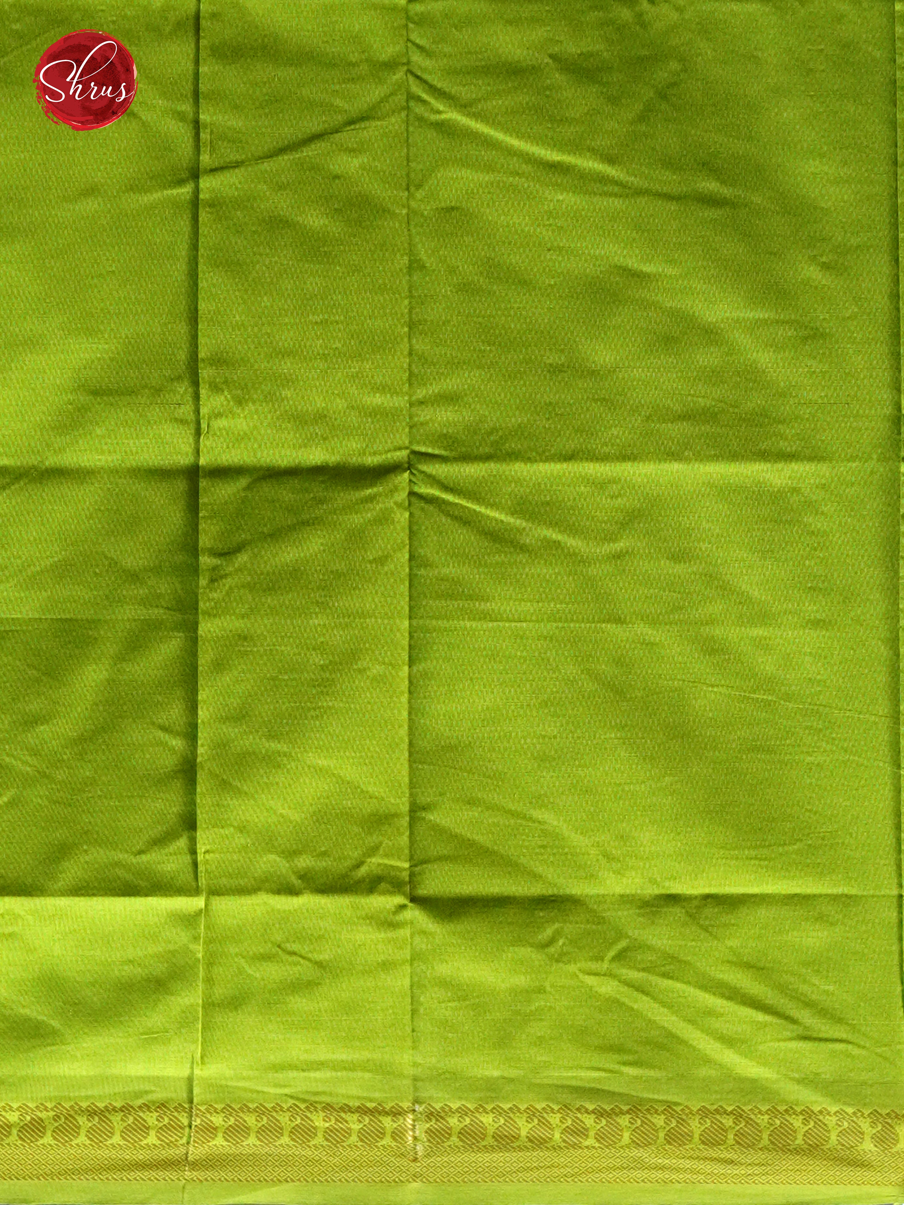 Dark & Light Green- Silk cotton-half pure Saree - Shop on ShrusEternity.com