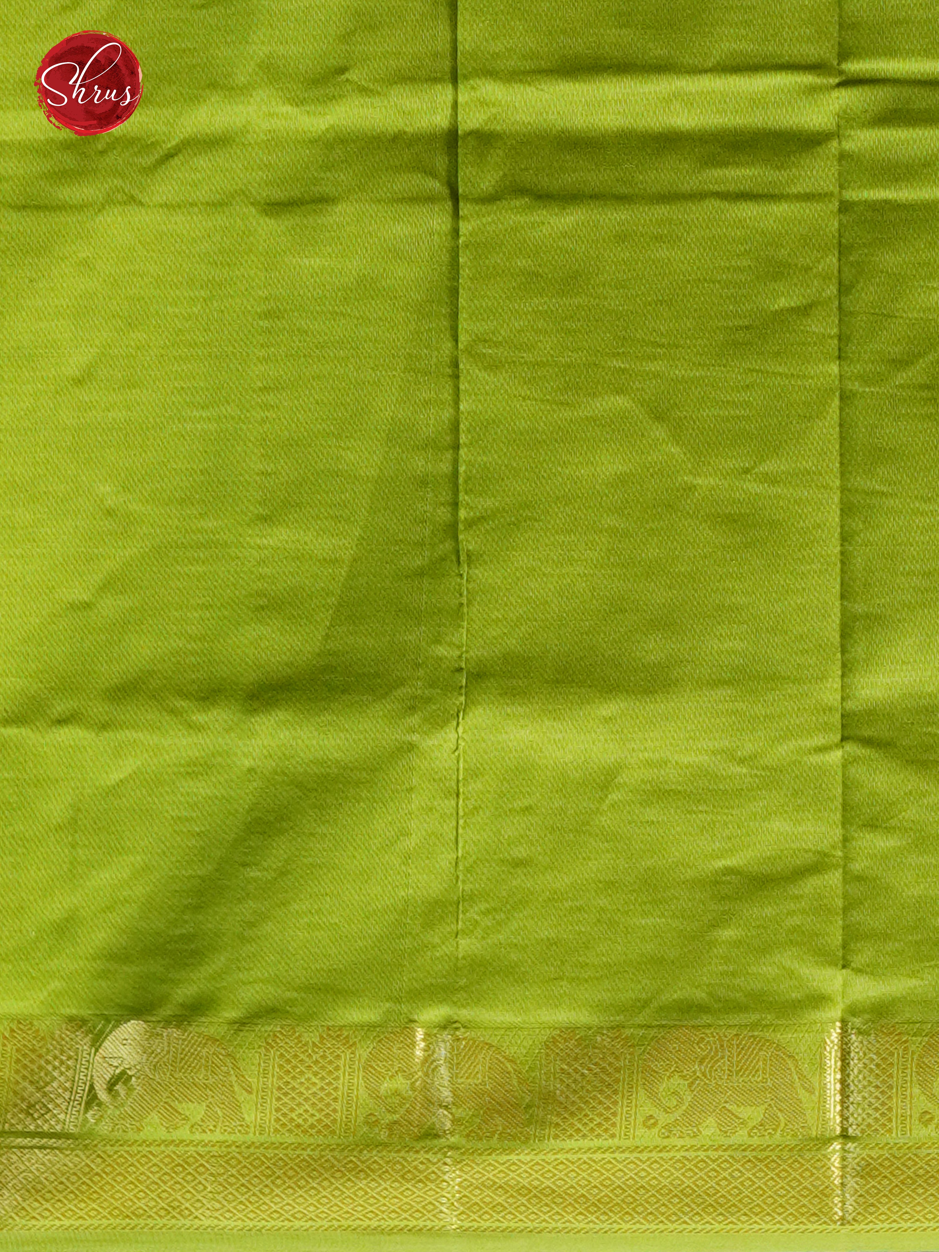 Dark Green & Green - Silk cotton-half pure Saree