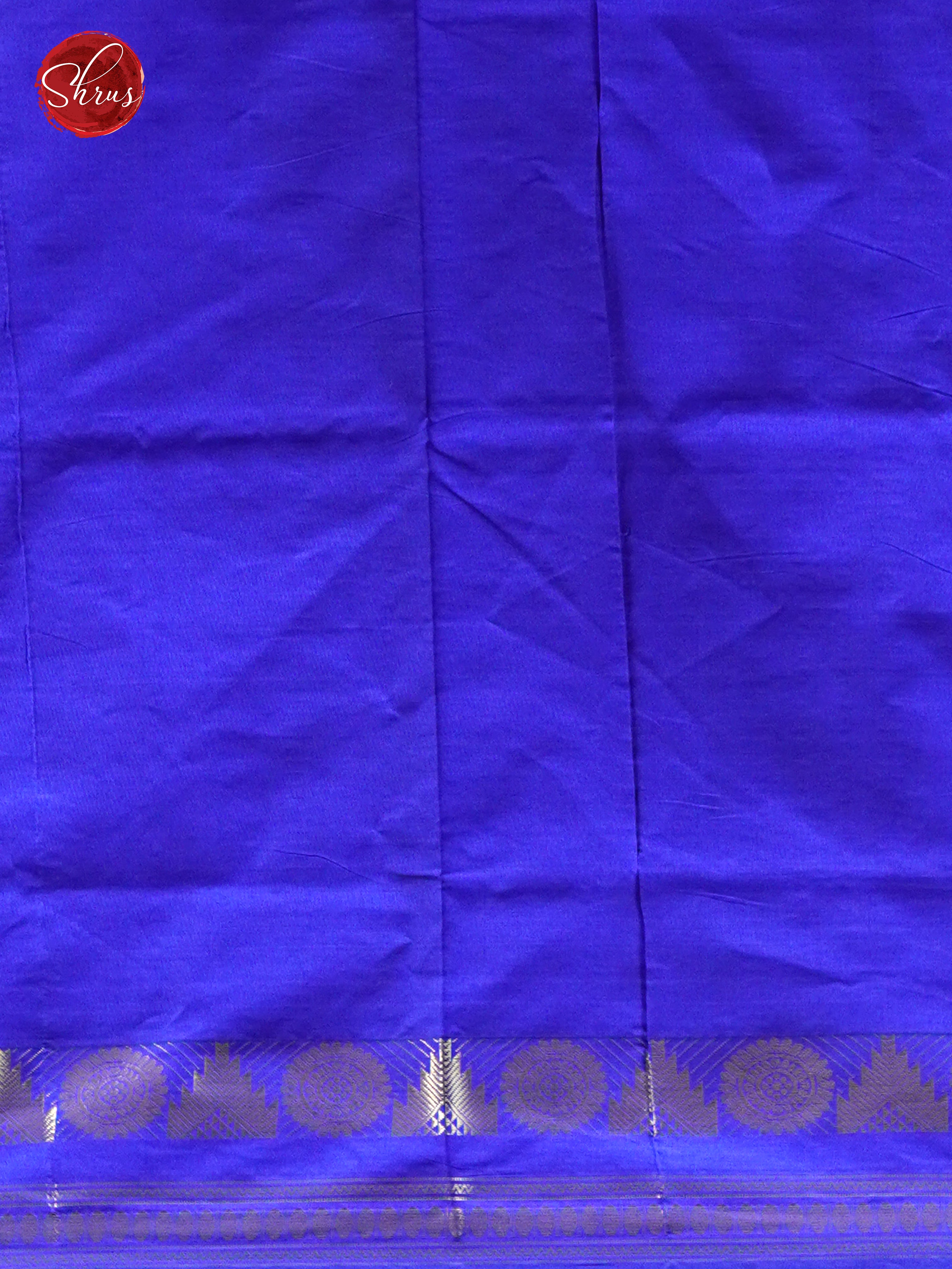 Green & Blue - Silk cotton-half pure Saree - Shop on ShrusEternity.com