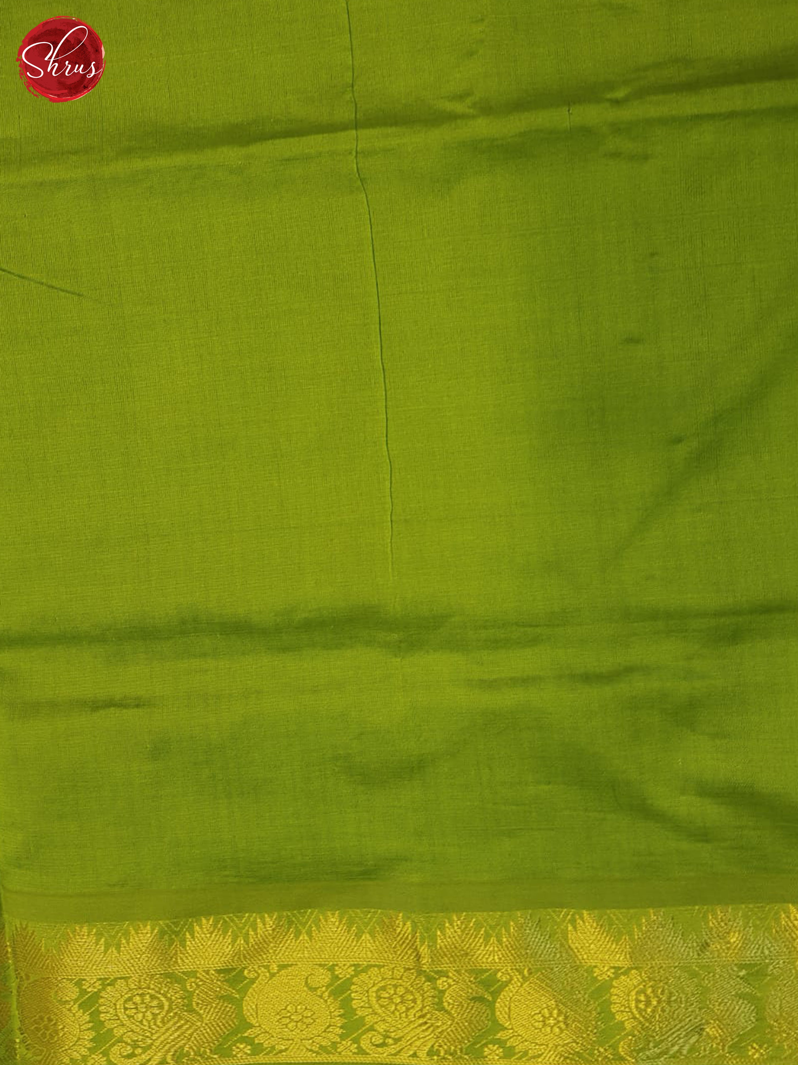 Blue & Green - Silk Cotton half-pure Saree - Shop on ShrusEternity.com