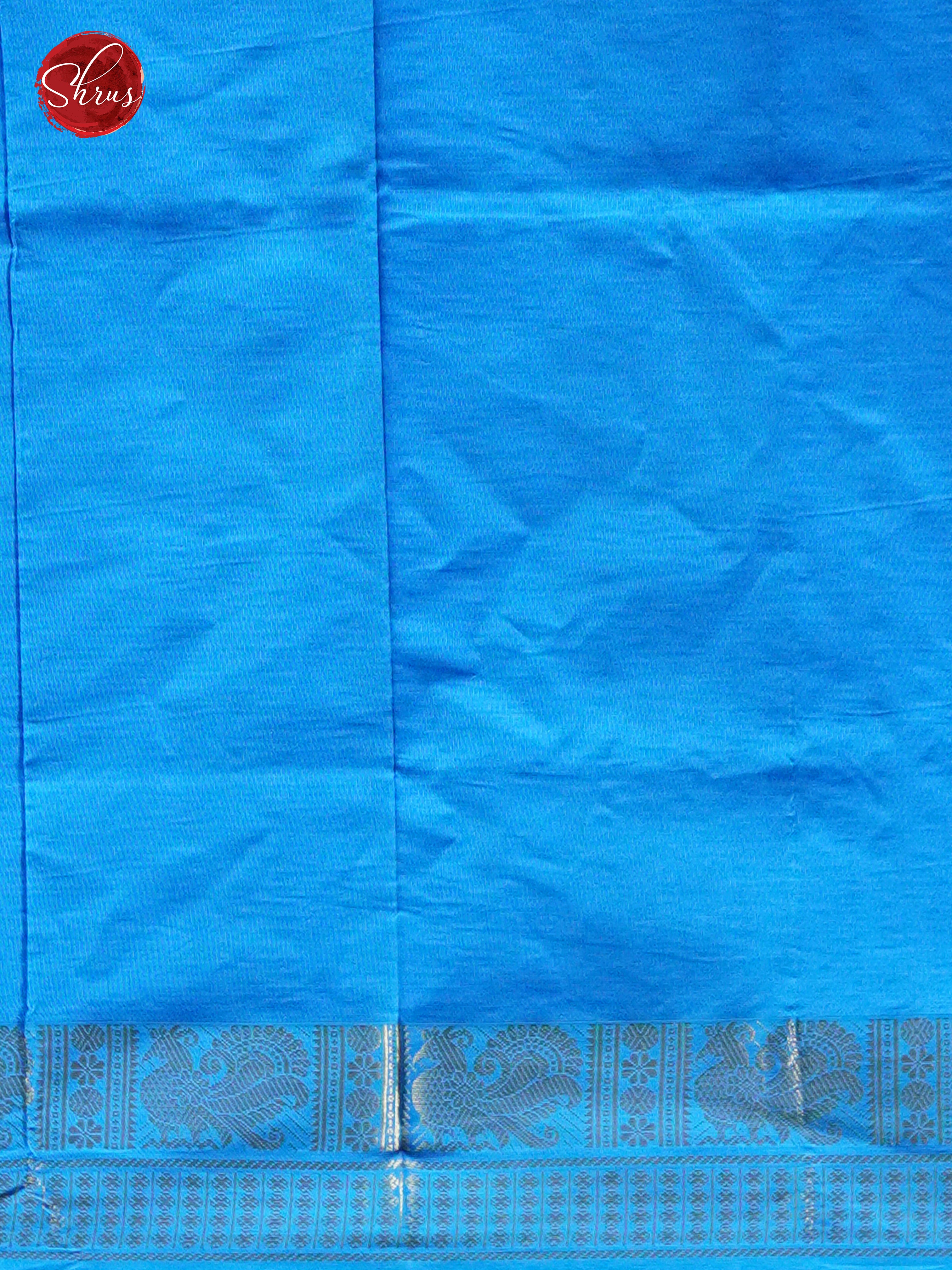 Light Blue & Blue - Silk cotton-half pure Saree