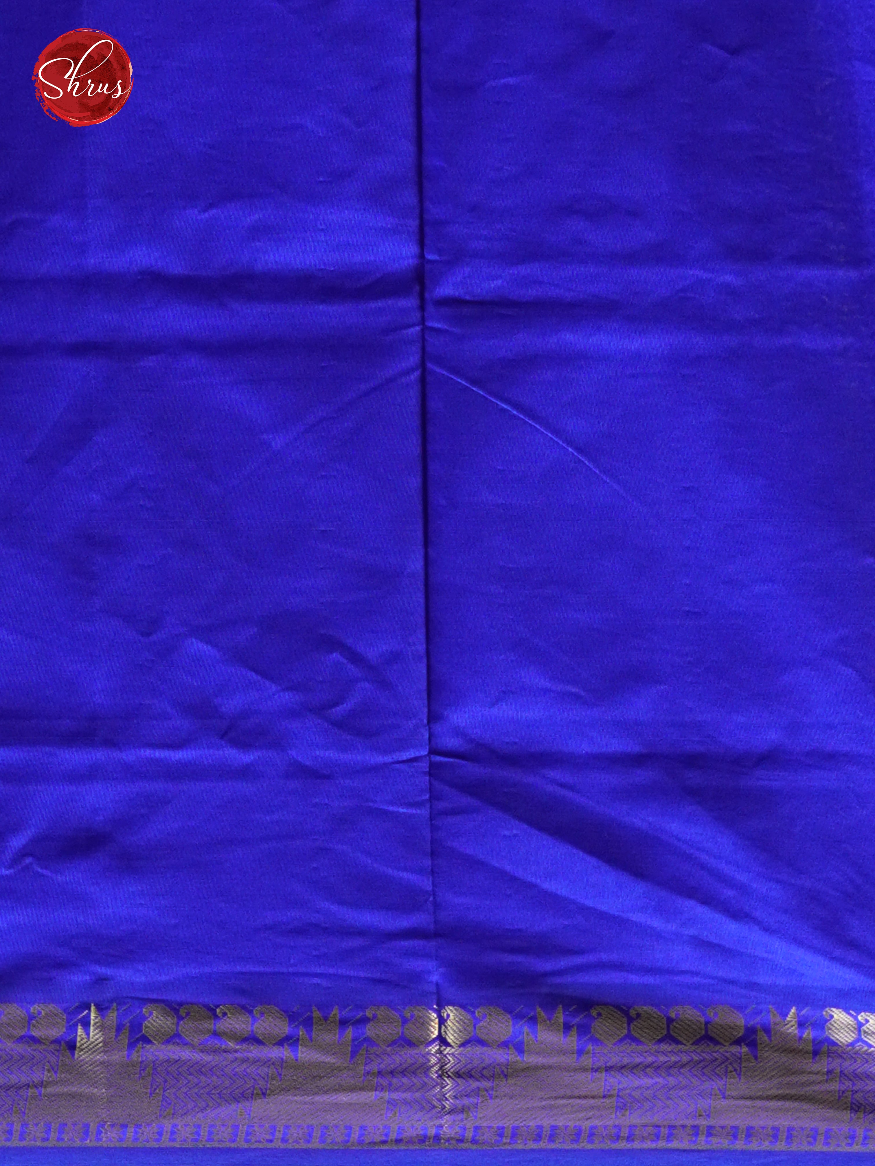 Green & Blue - Silk cotton-half pure Saree - Shop on ShrusEternity.com