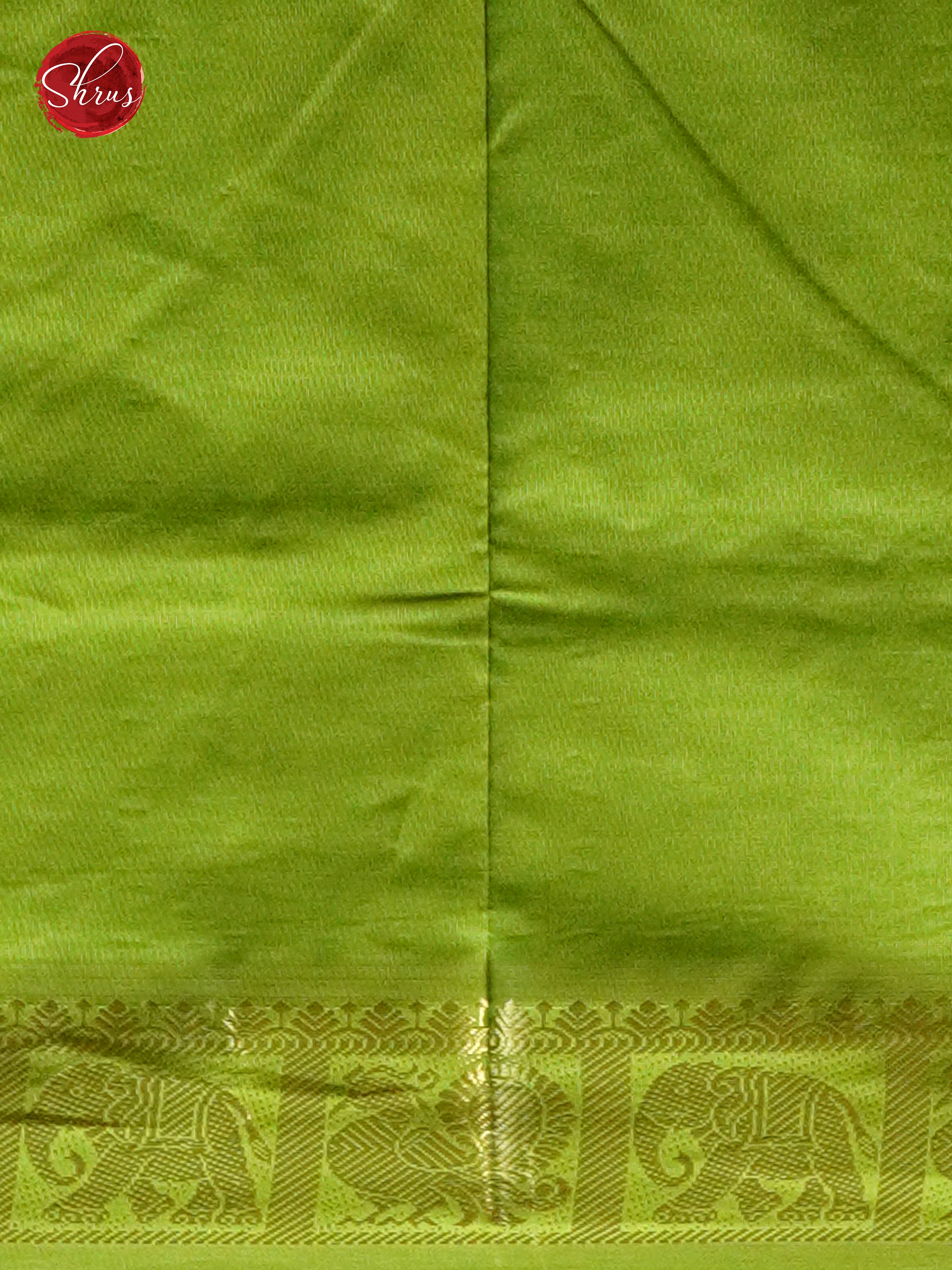 Purple & Green - Silk cotton-half pure Saree