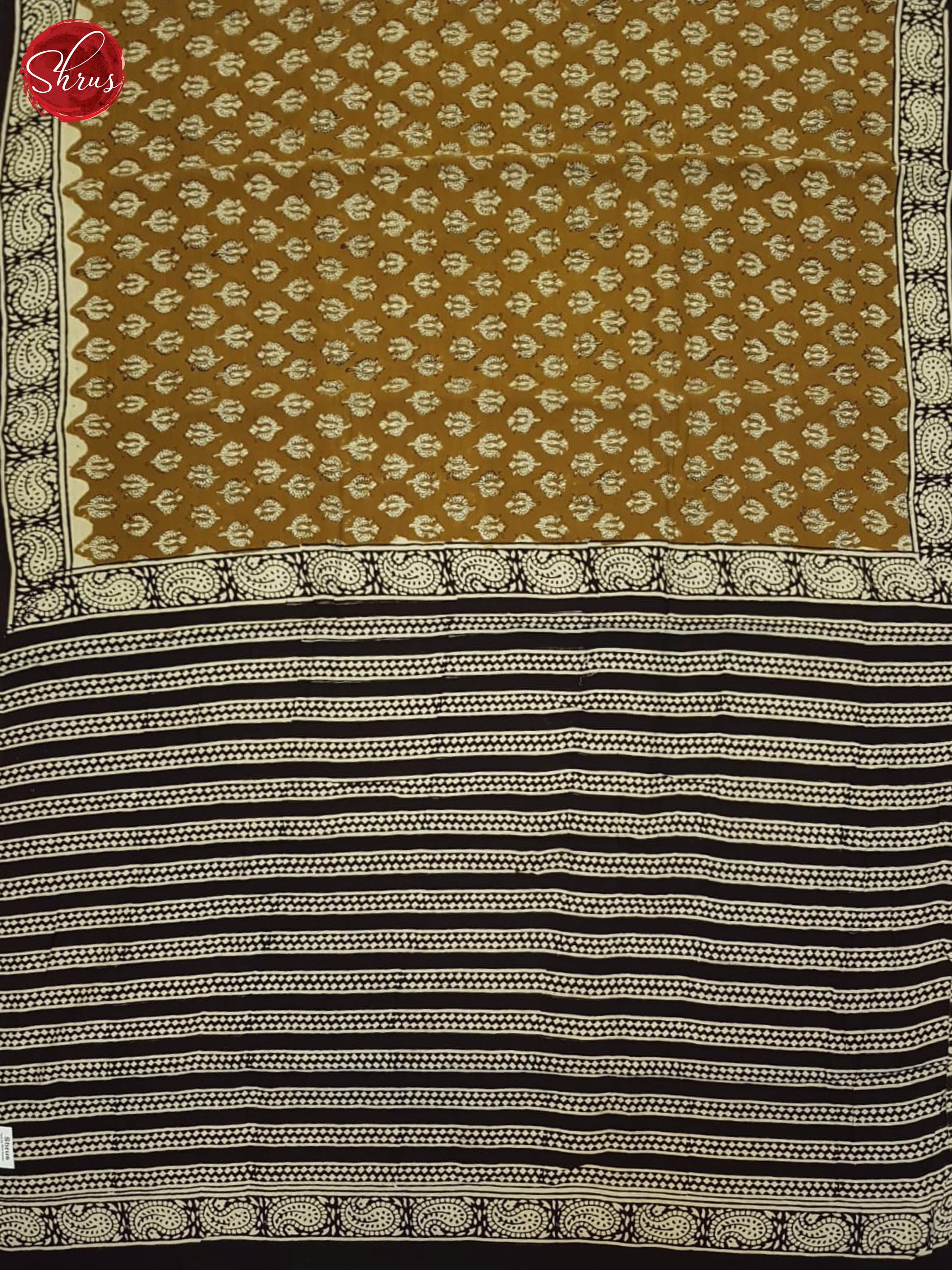 Brown & Cream - Modal Silk Saree - Shop on ShrusEternity.com