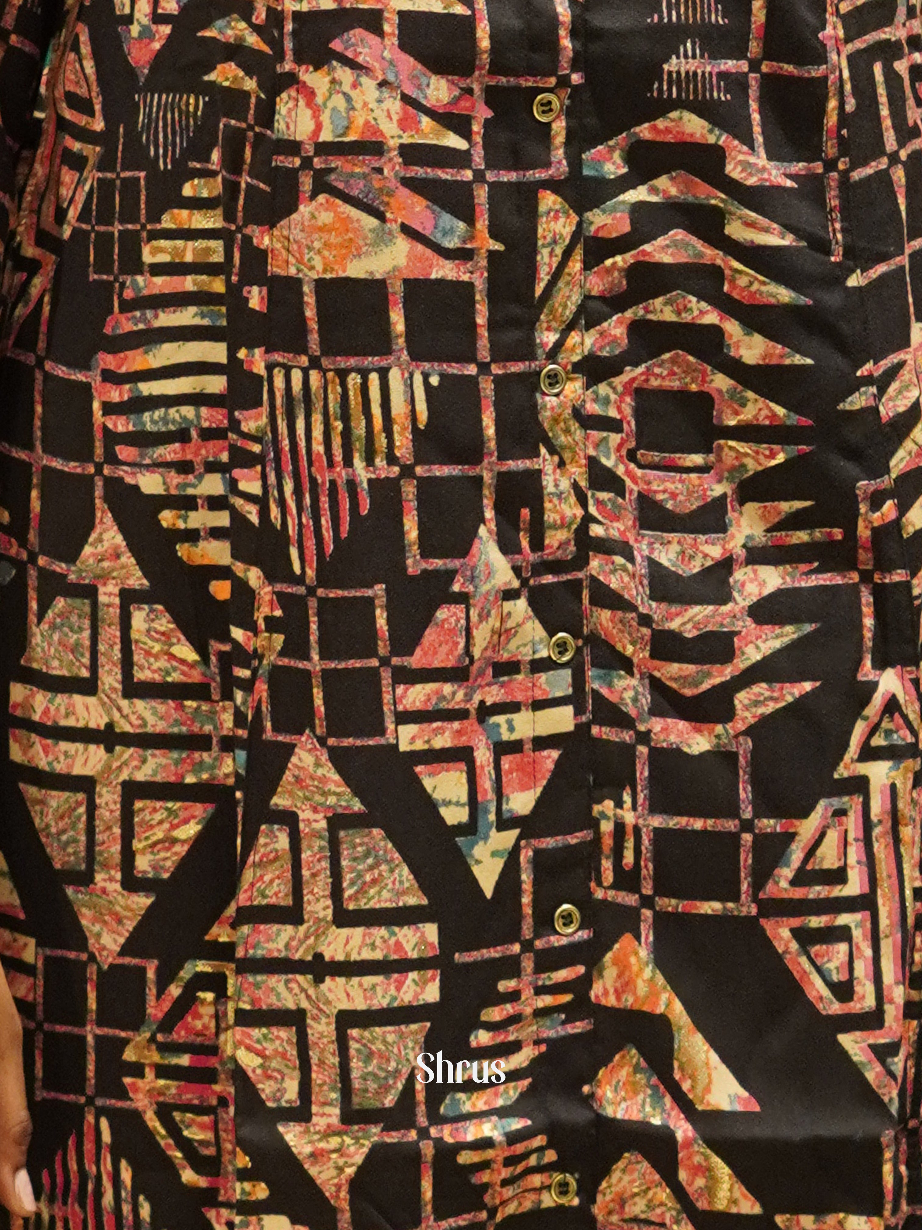 Black - Readymade Kurti - Shop on ShrusEternity.com