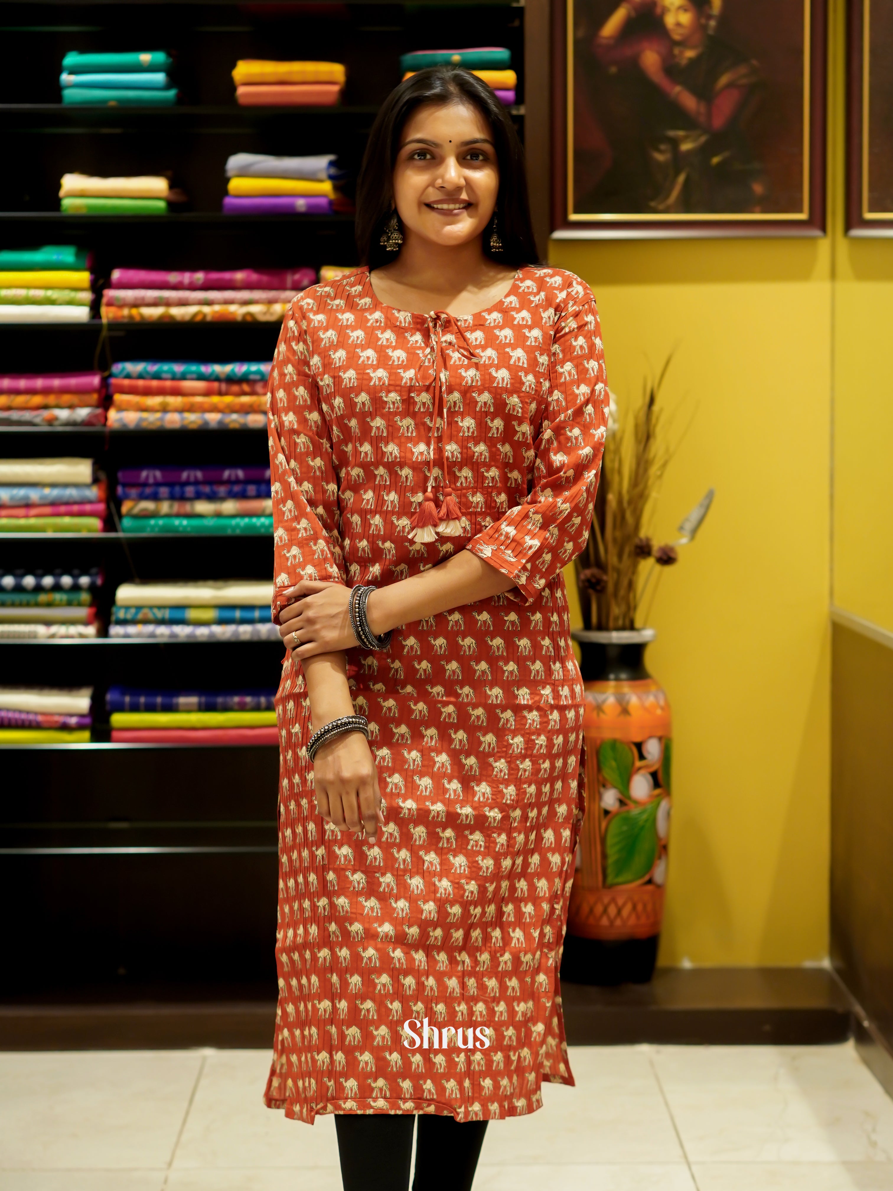 Brick - Readymade Kurti - Shop on ShrusEternity.com
