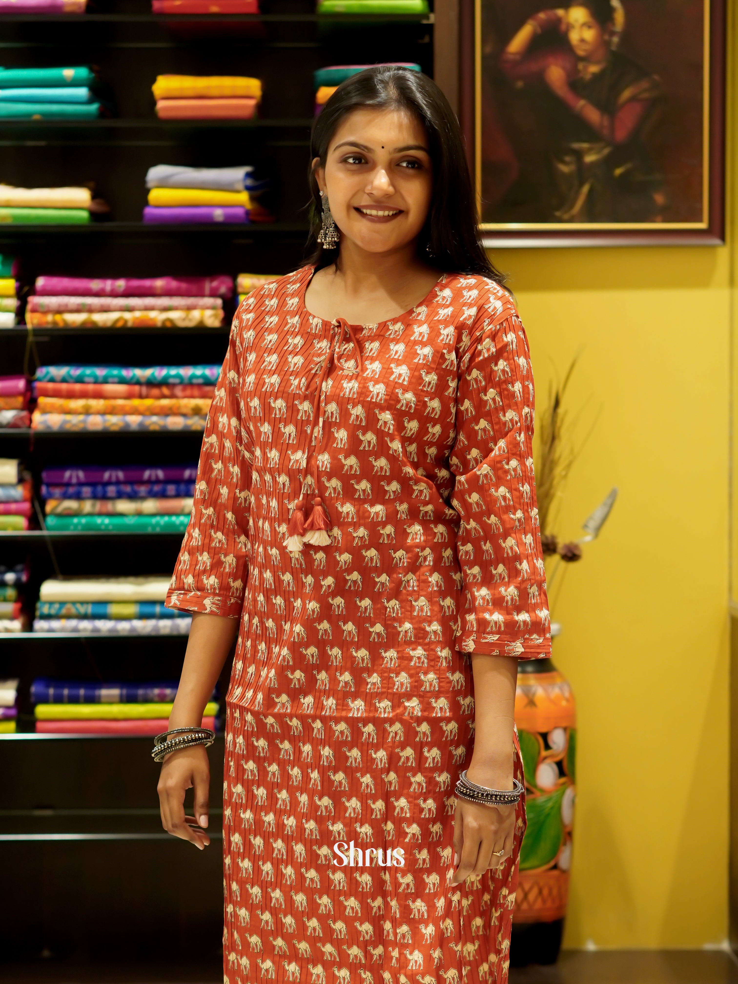 Brick - Readymade Kurti - Shop on ShrusEternity.com
