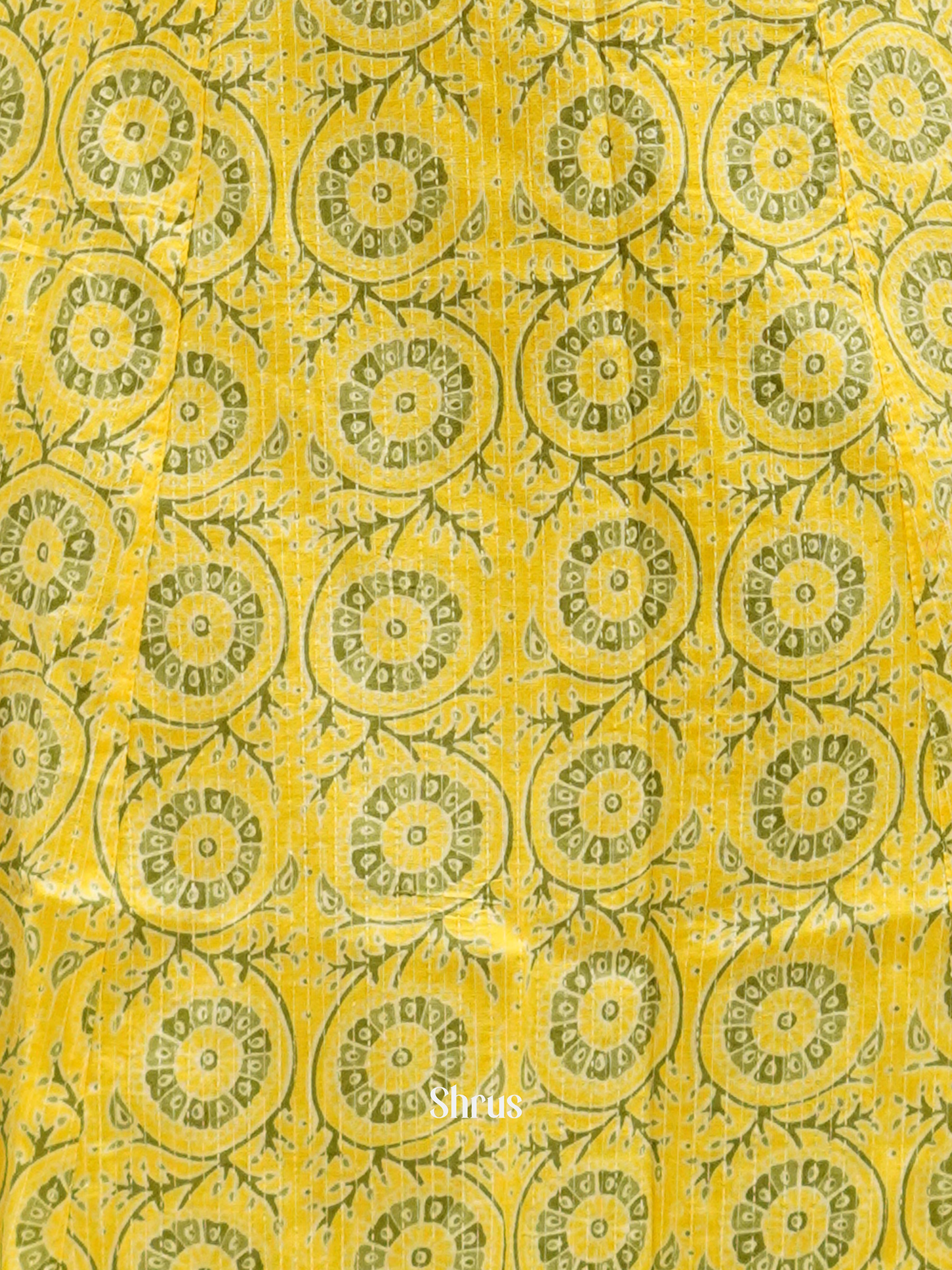 Yellow - Readymade Kurti - Shop on ShrusEternity.com