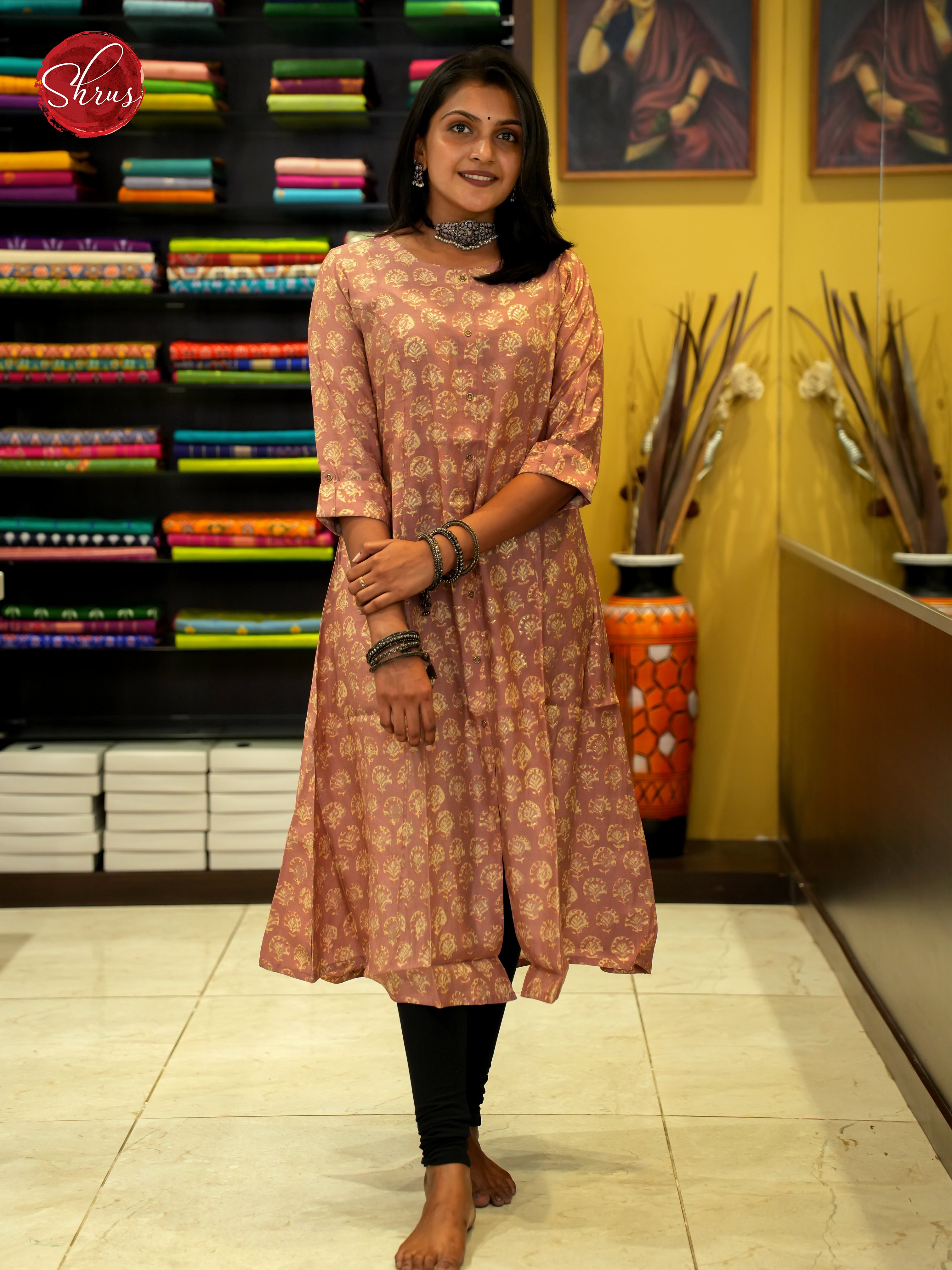 Onion Peel - Readymade printed Kurti - Shop on ShrusEternity.com
