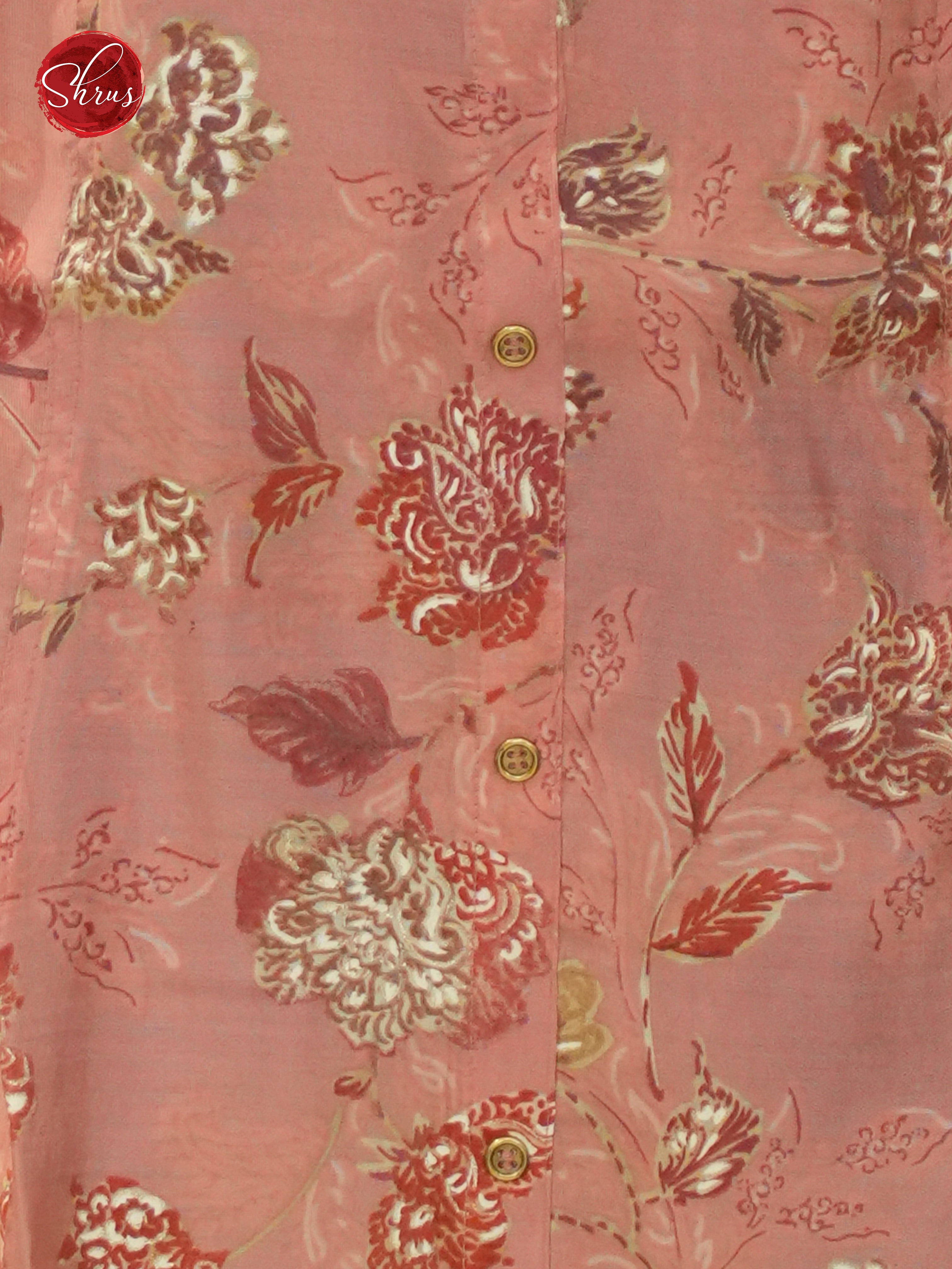 Onion Pink - Readymade Printed Kurti - Shop on ShrusEternity.com