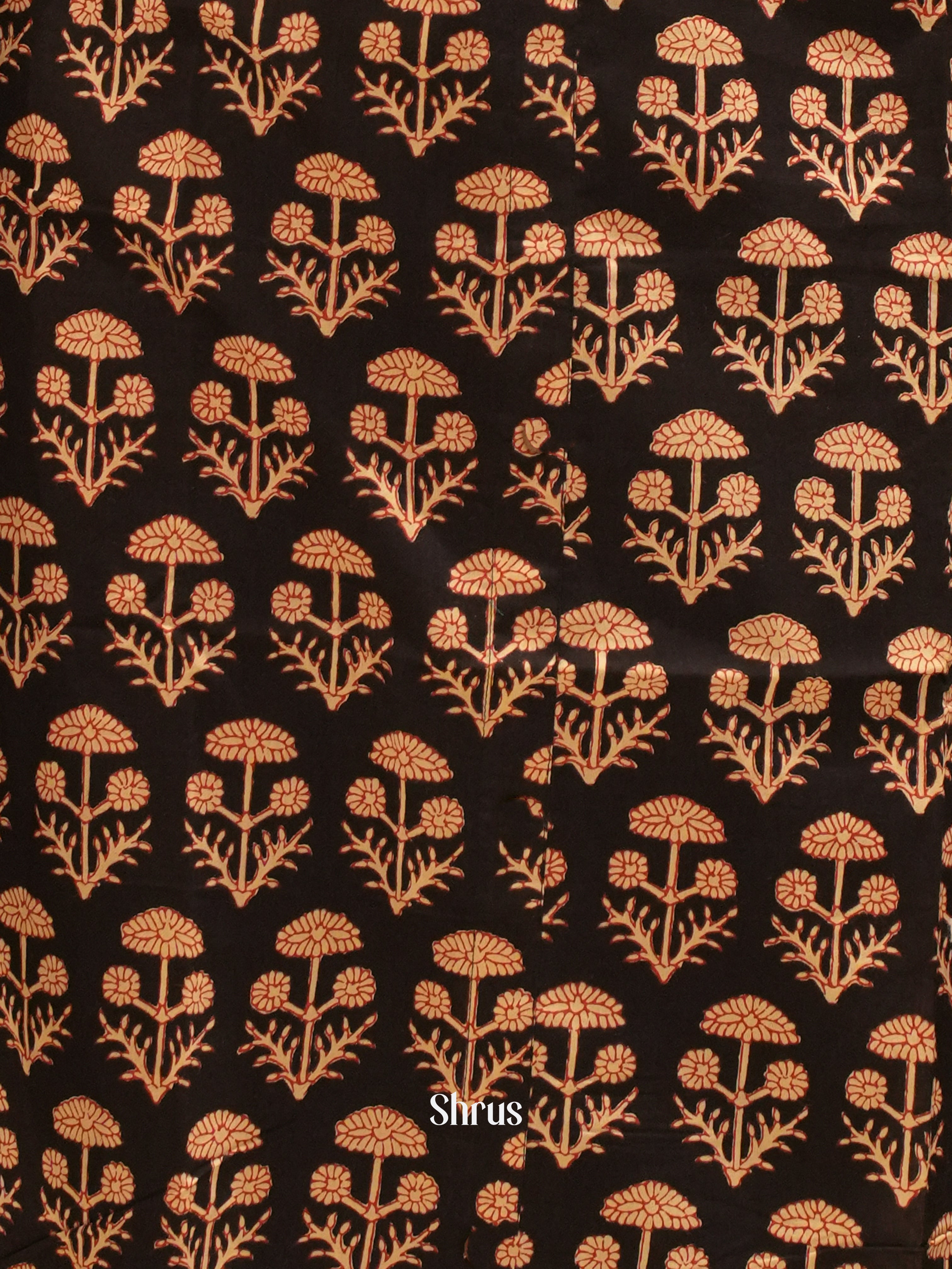 Black - Readymade printed Kurti - Shop on ShrusEternity.com