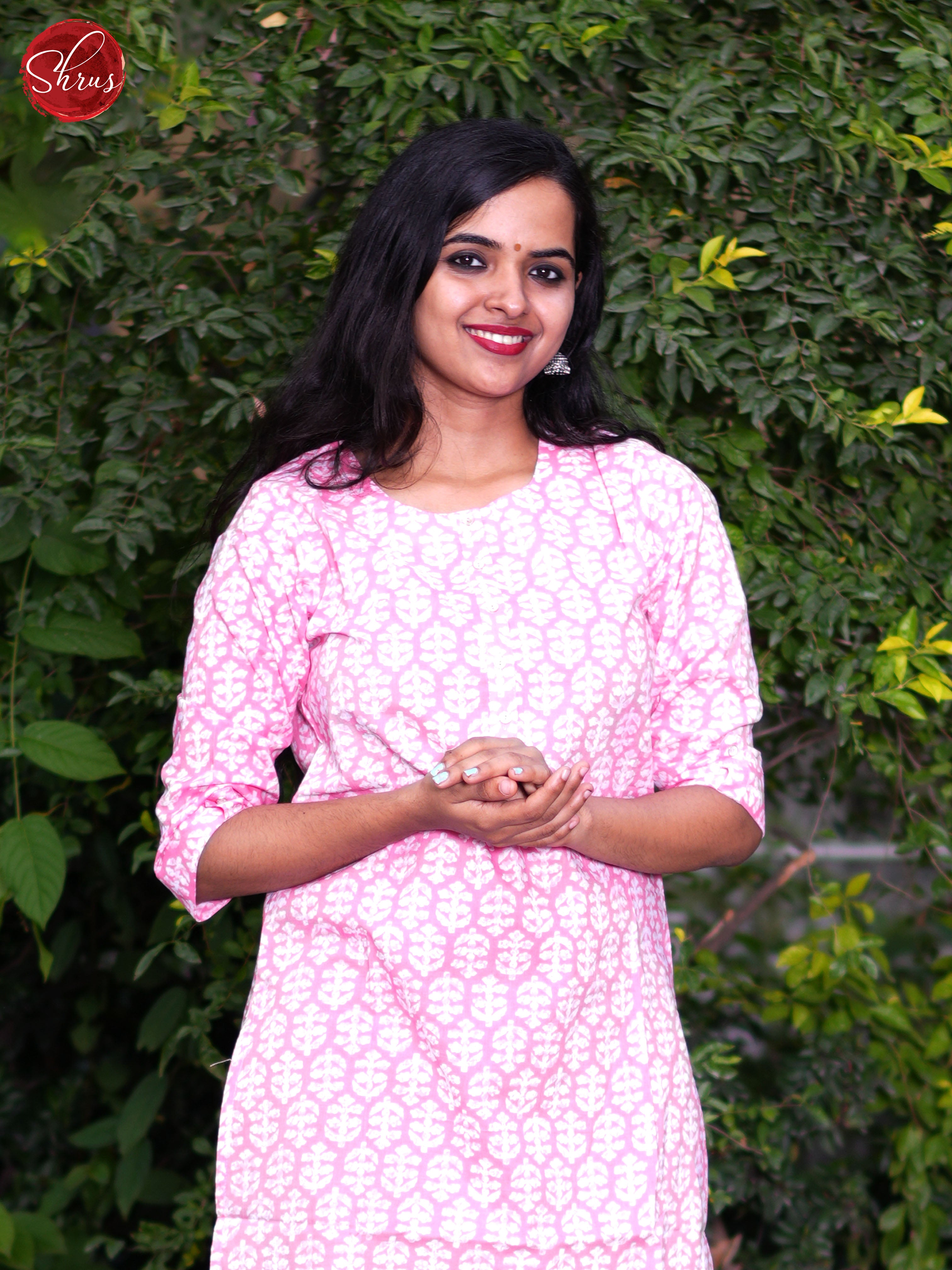 Pink - Readymade Kurti - Shop on ShrusEternity.com