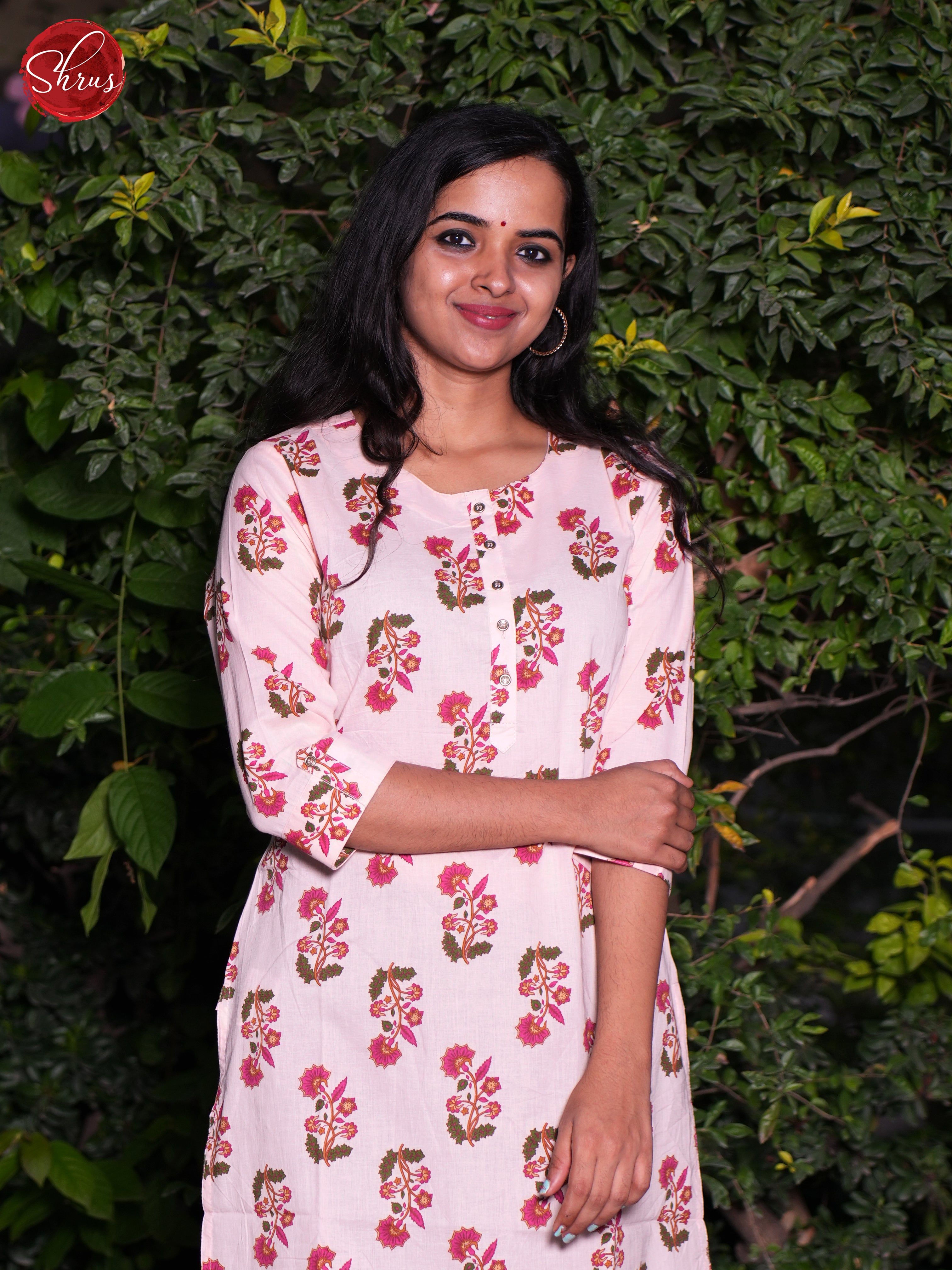 Pink- Readymade Kurti - Shop on ShrusEternity.com