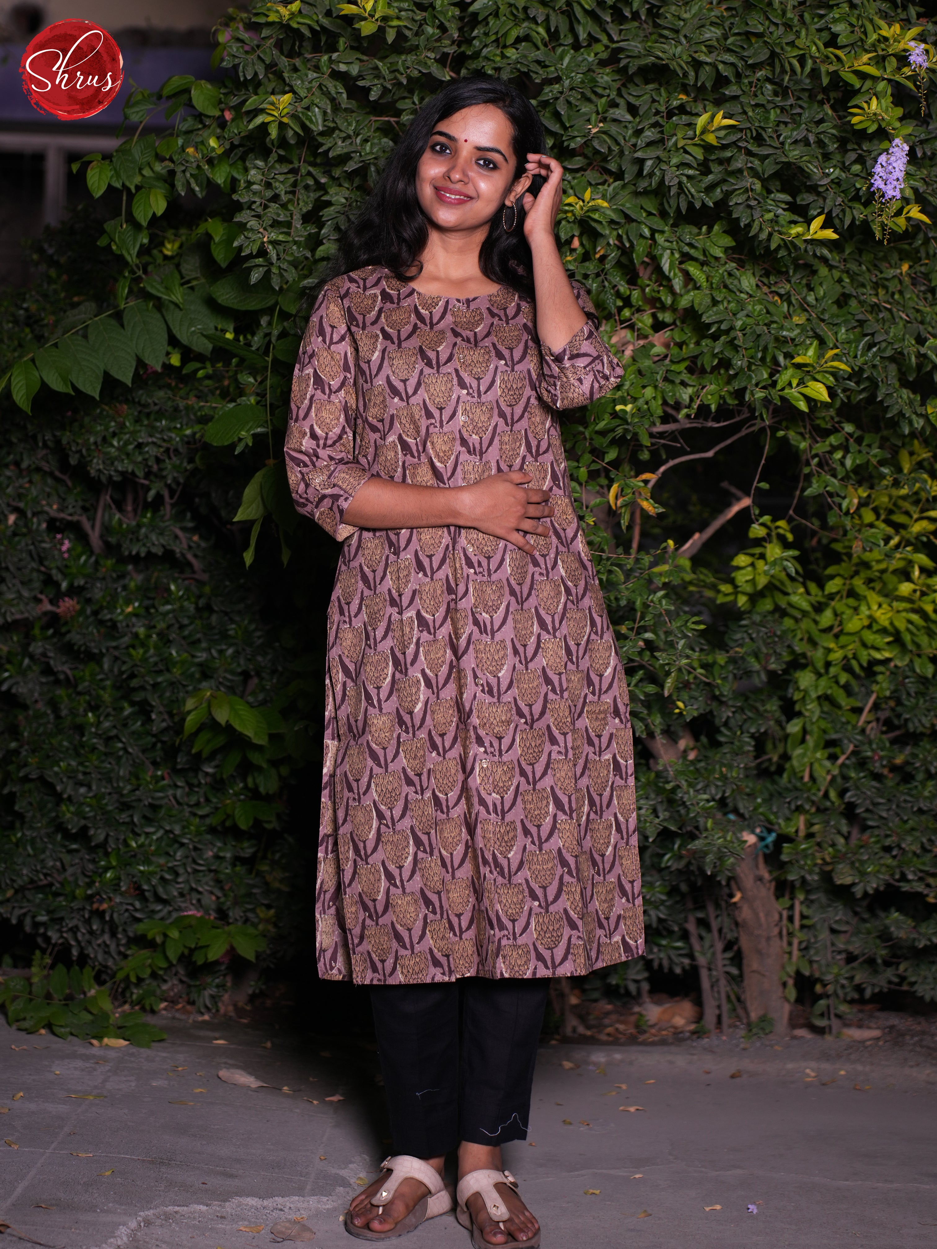 Purple - Readymade Kurti - Shop on ShrusEternity.com