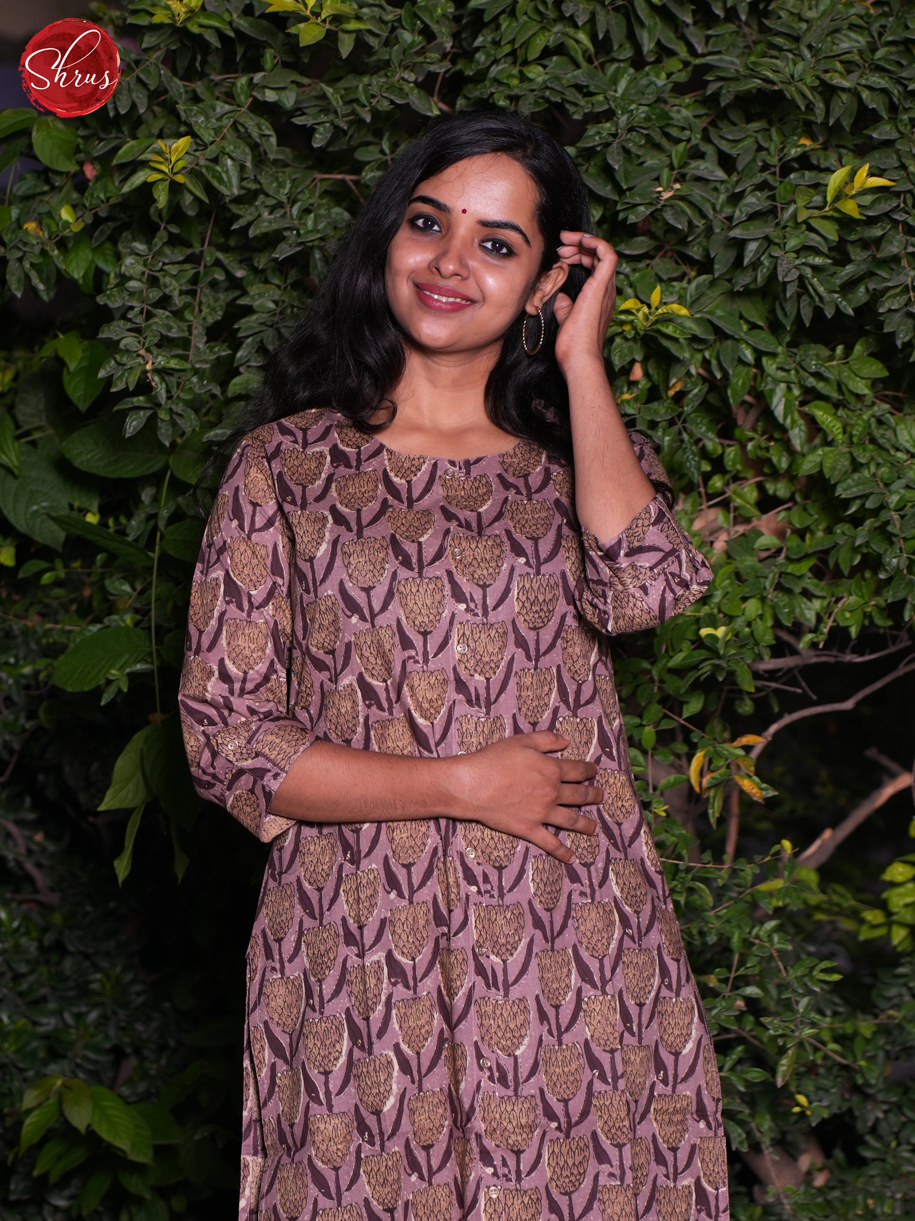 Purple - Readymade Kurti - Shop on ShrusEternity.com