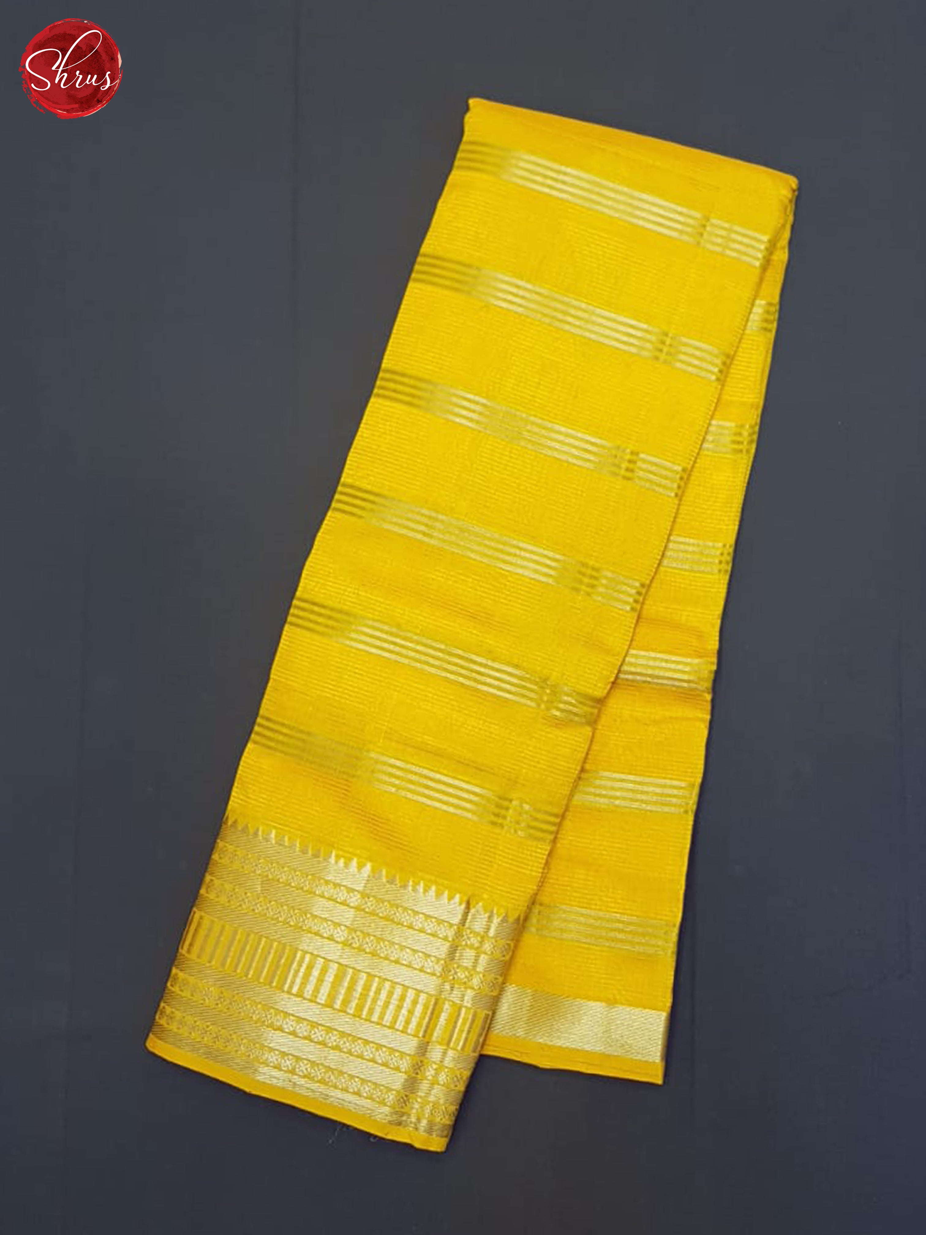Yellow(Single tone)-Mangalagiri silk cotton saree - Shop on ShrusEternity.com