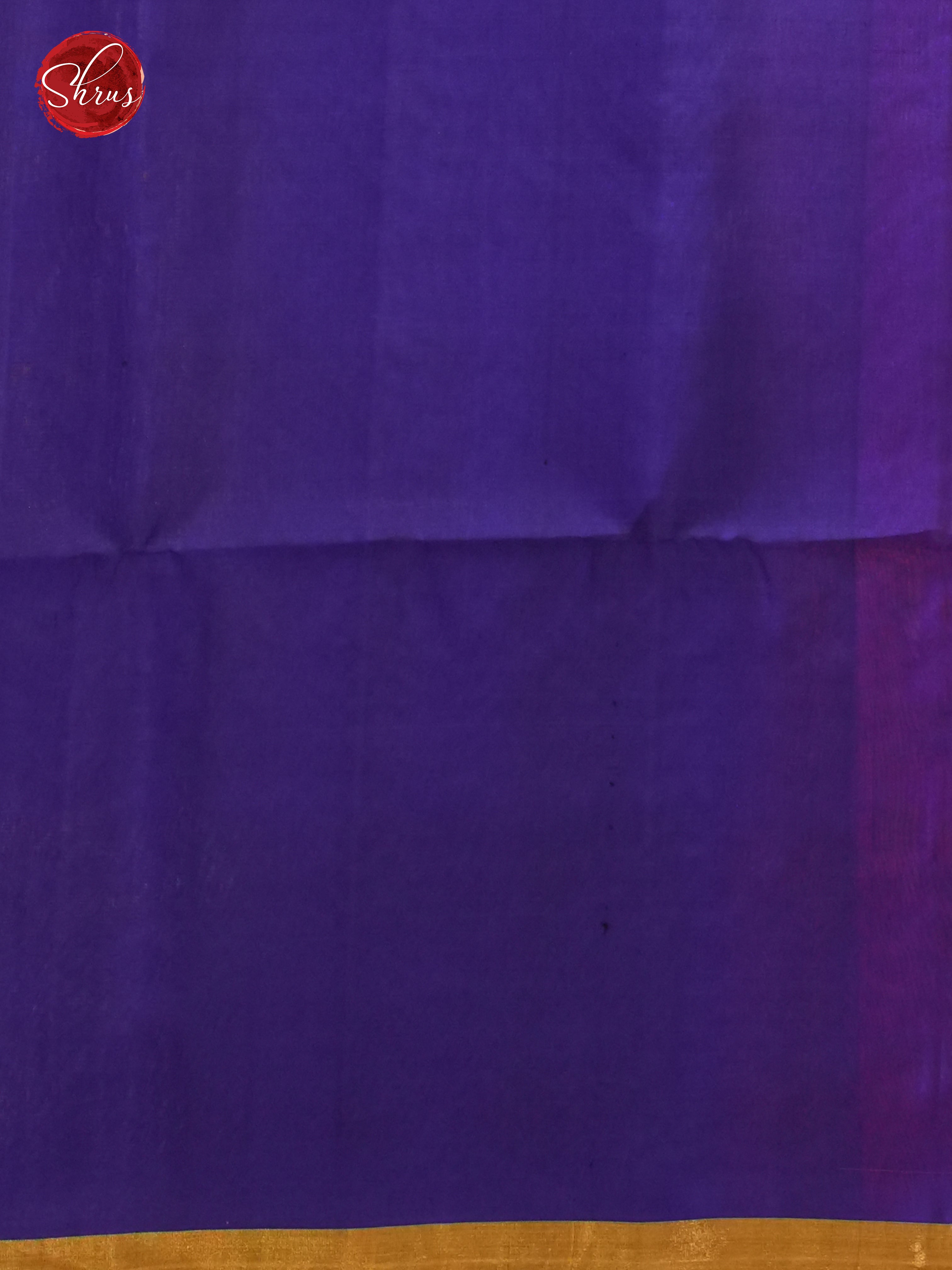Orange And blue- Soft Silk Saree - Shop on ShrusEternity.com