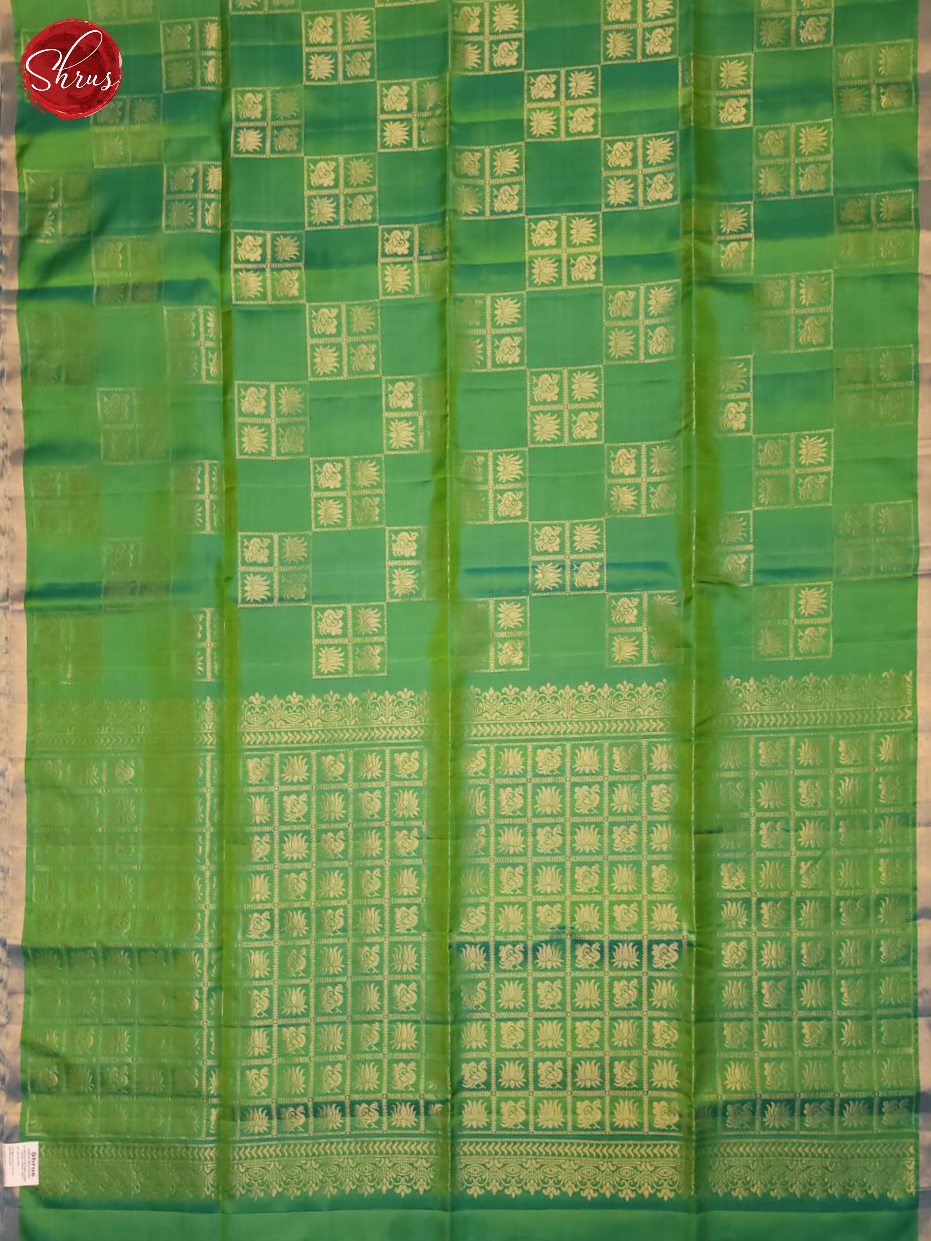 Green(Single Tone)- Soft silk Saree - Shop on ShrusEternity.com