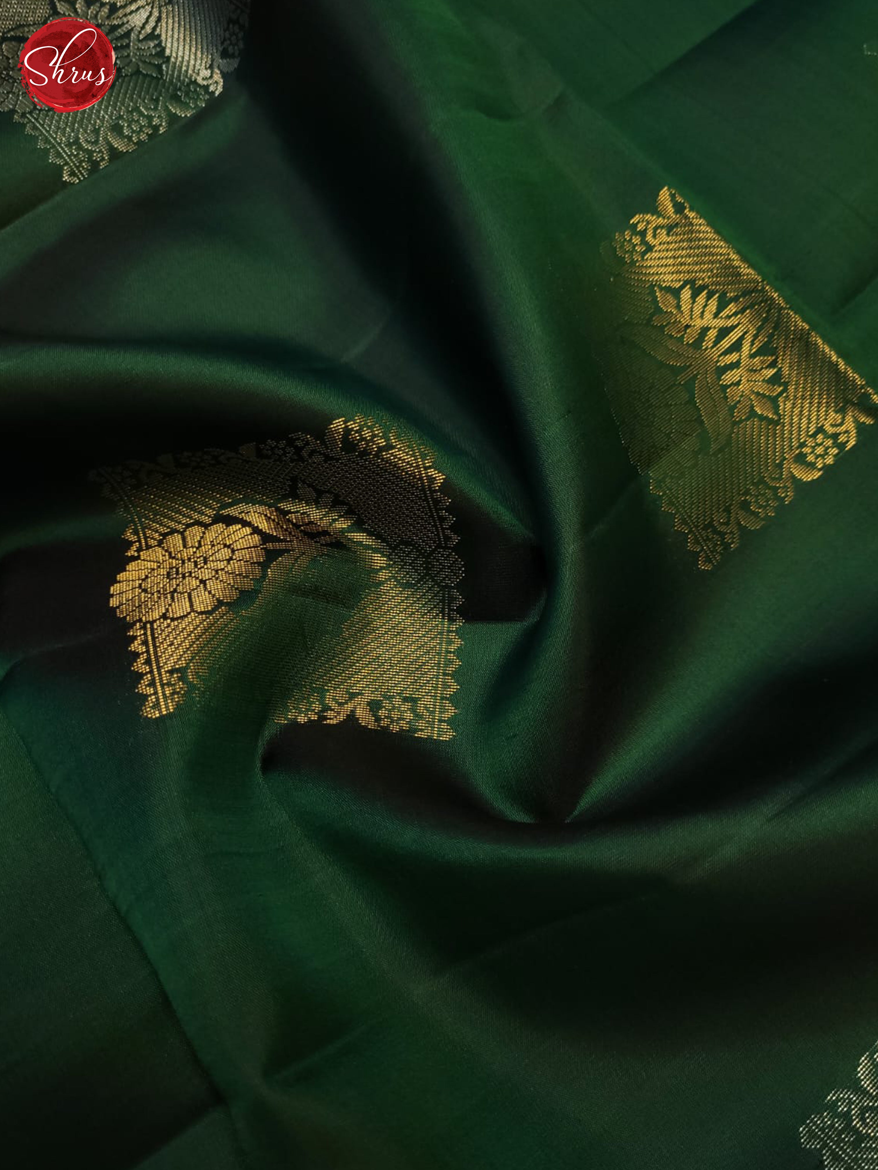 Green And Brown- Soft Silk Saree - Shop on ShrusEternity.com