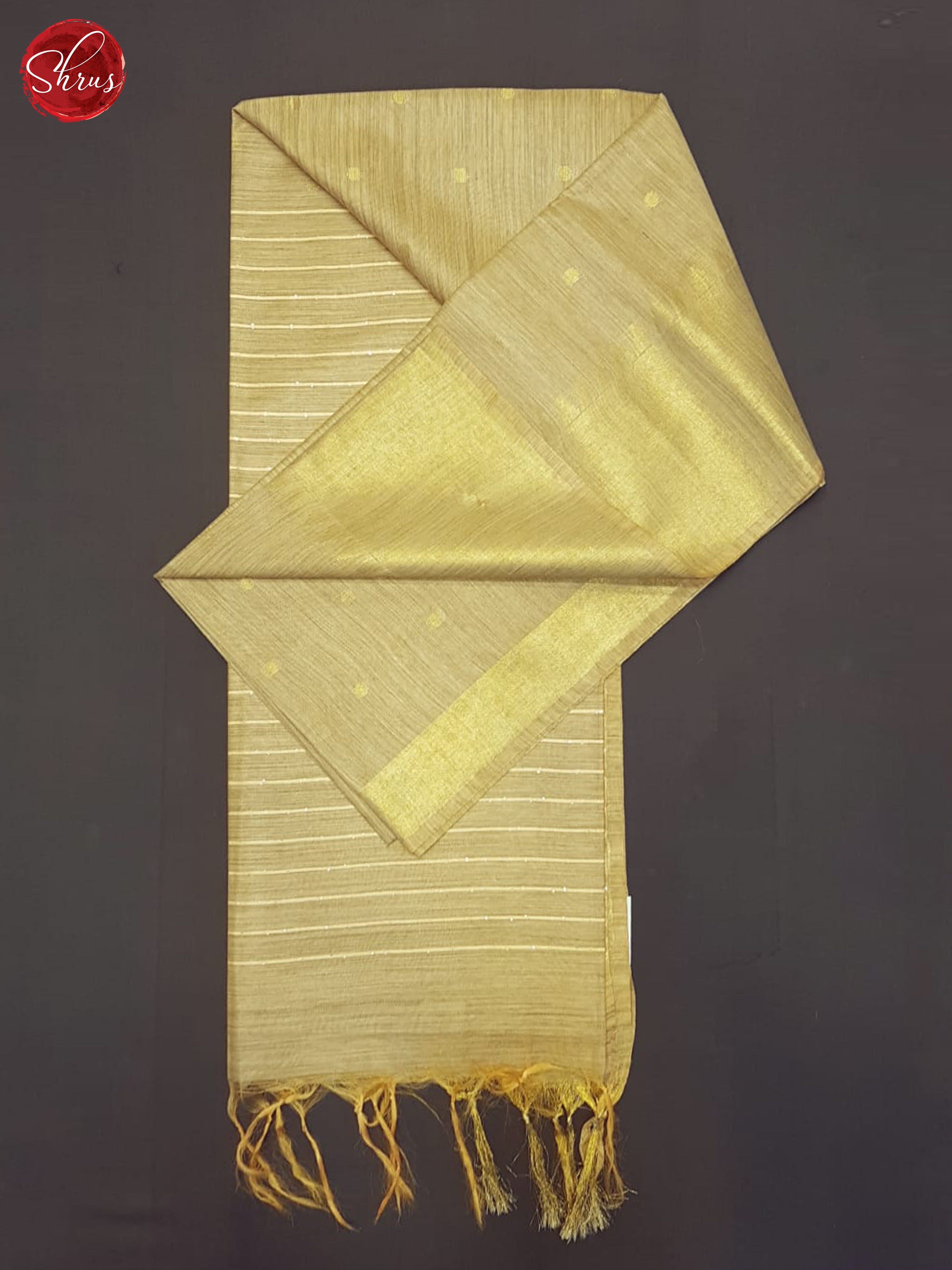Beige(single tone)-Semi Tussar Saree - Shop on ShrusEternity.com