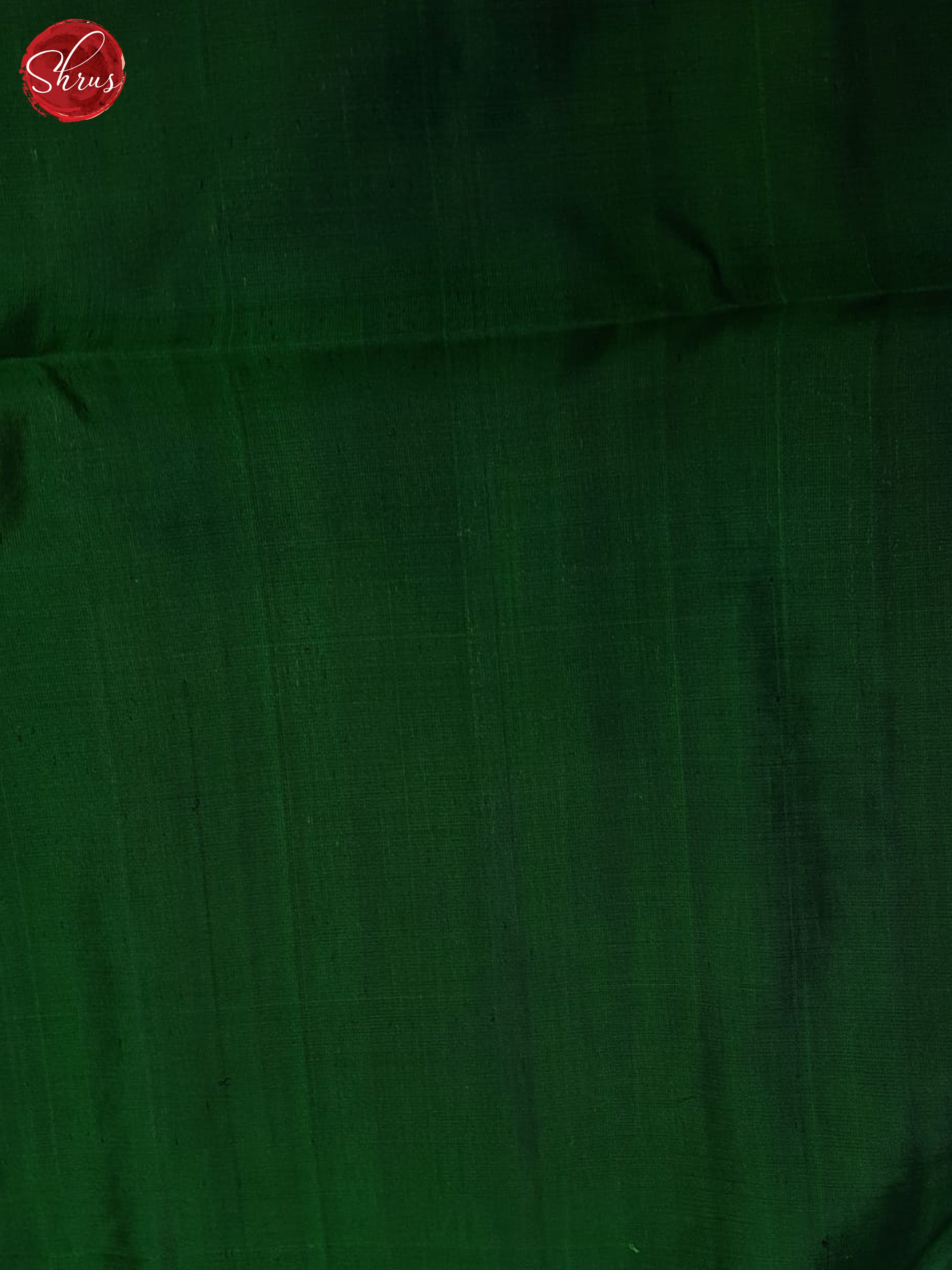Red And Green-Soft Silk half-pure Saree - Shop on ShrusEternity.com