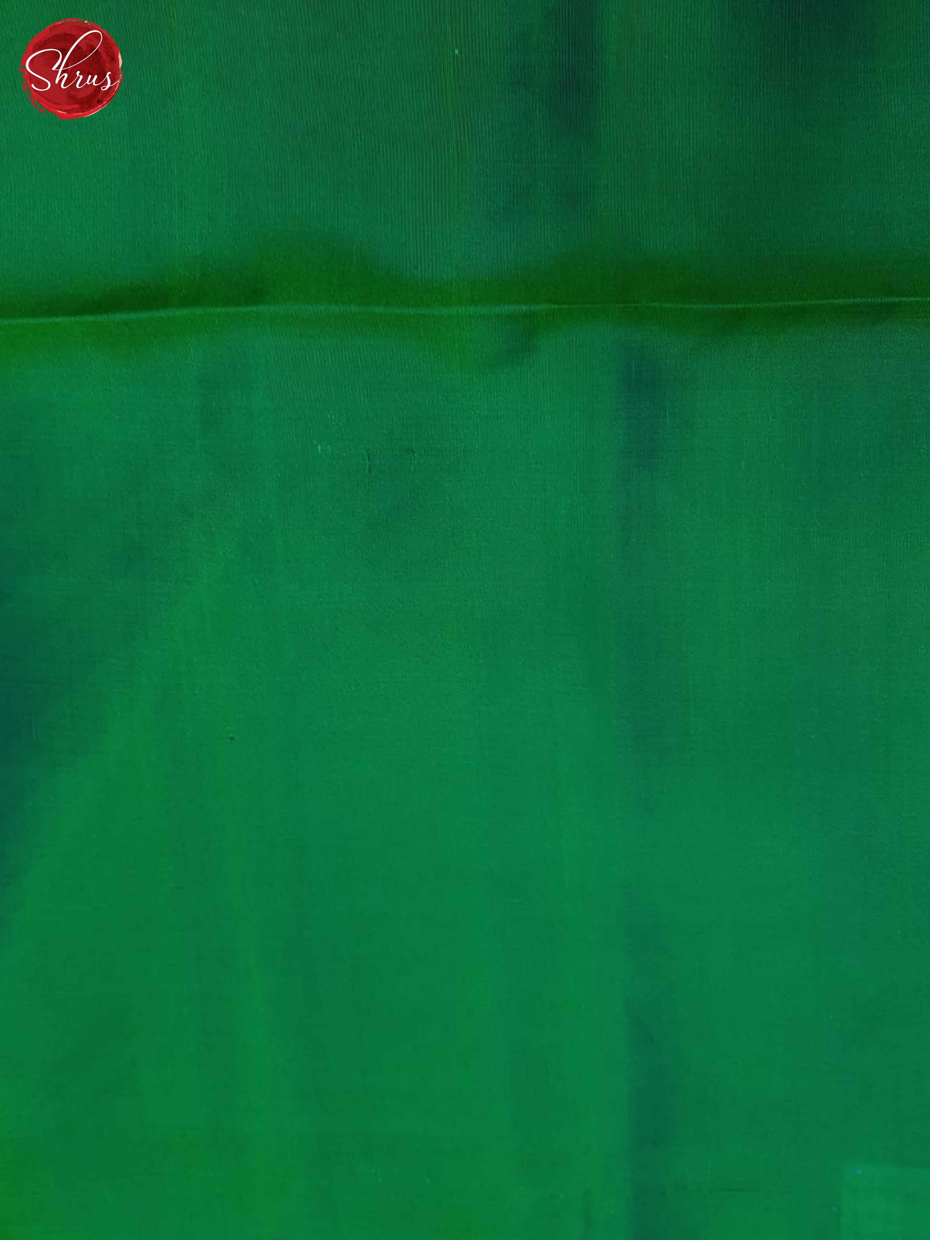 Blue And Green- Soft Silk Half-pure Saree - Shop on ShrusEternity.com