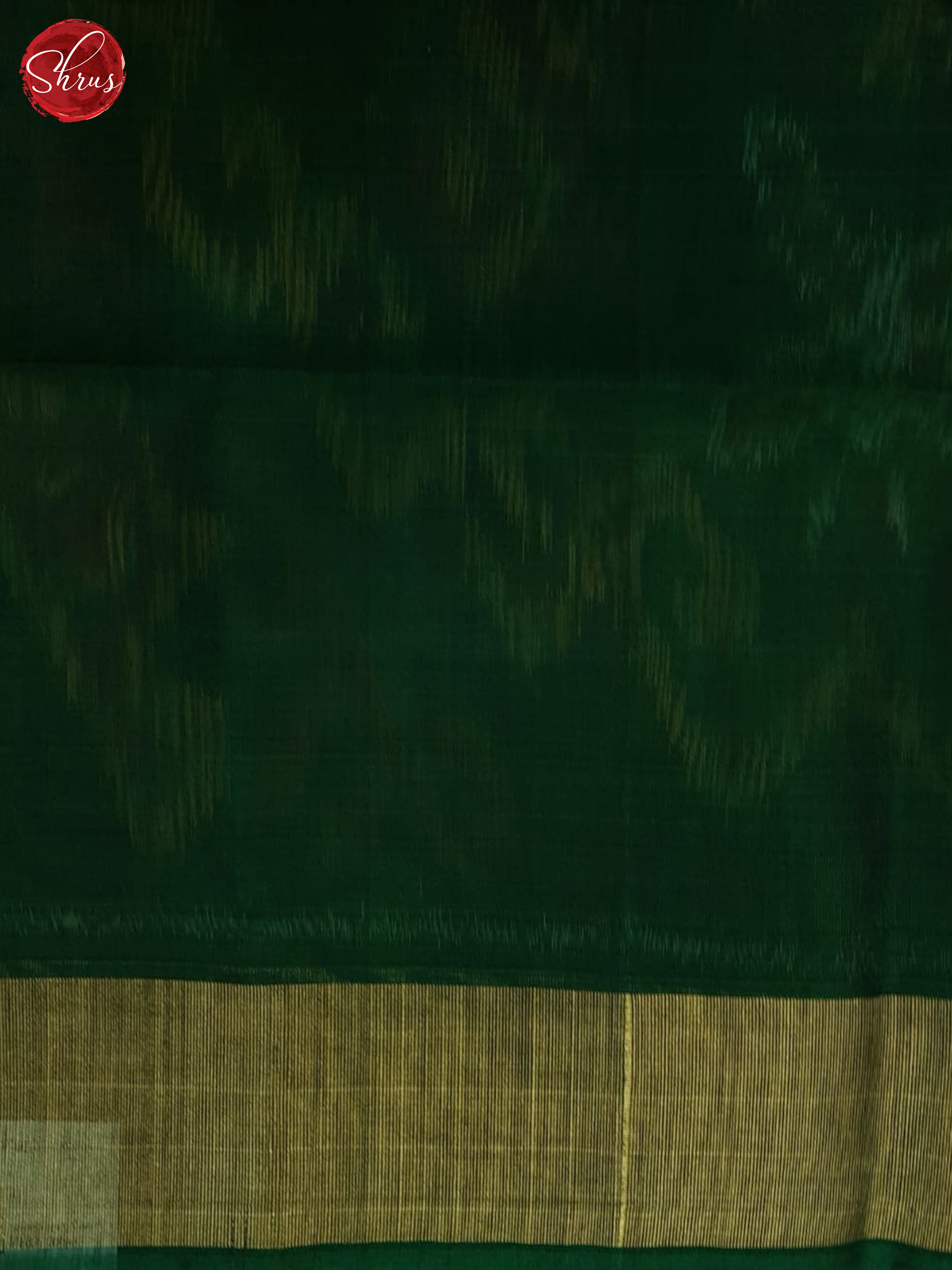 Red And Green- Pochampally Silk Cotton Saree - Shop on ShrusEternity.com