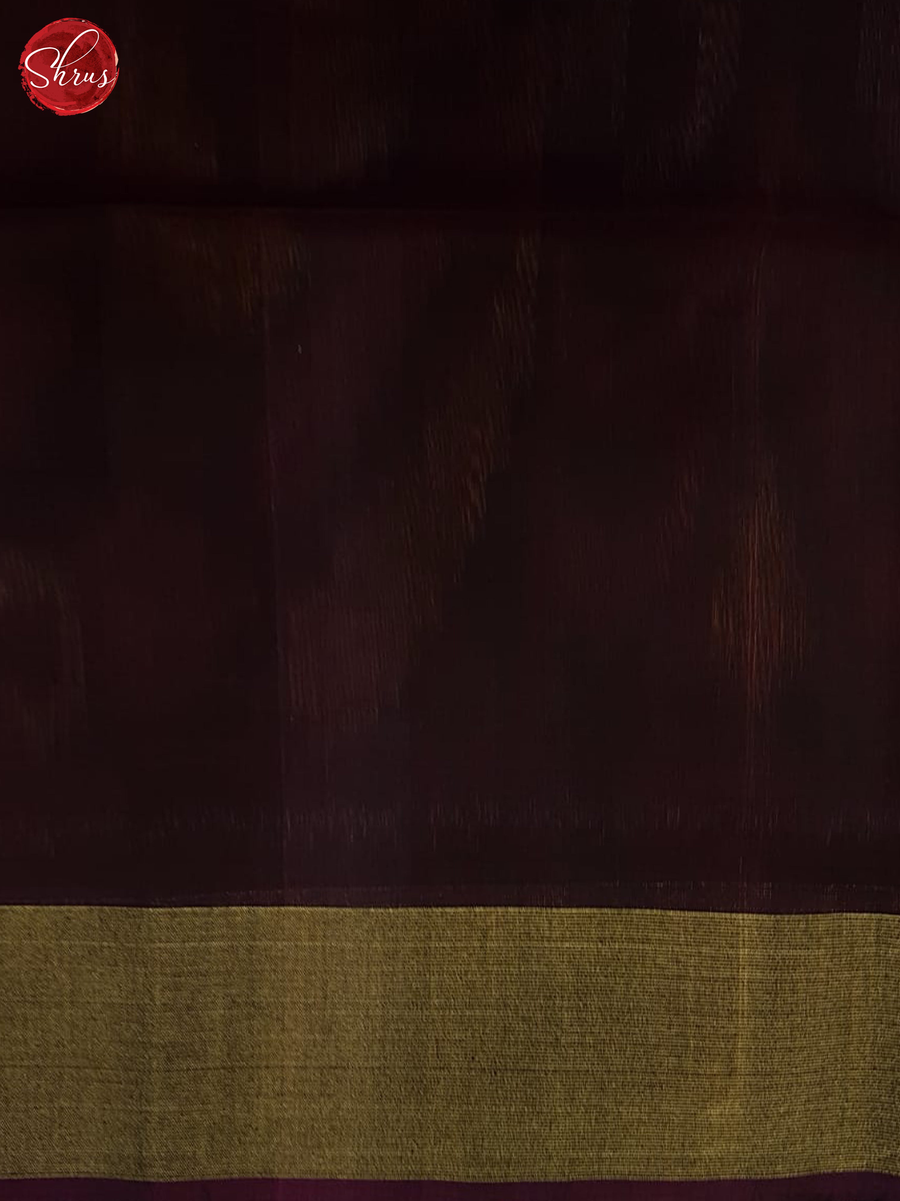 Grey And Deep Wine- Pochampally Silk Cotton Saree - Shop on ShrusEternity.com