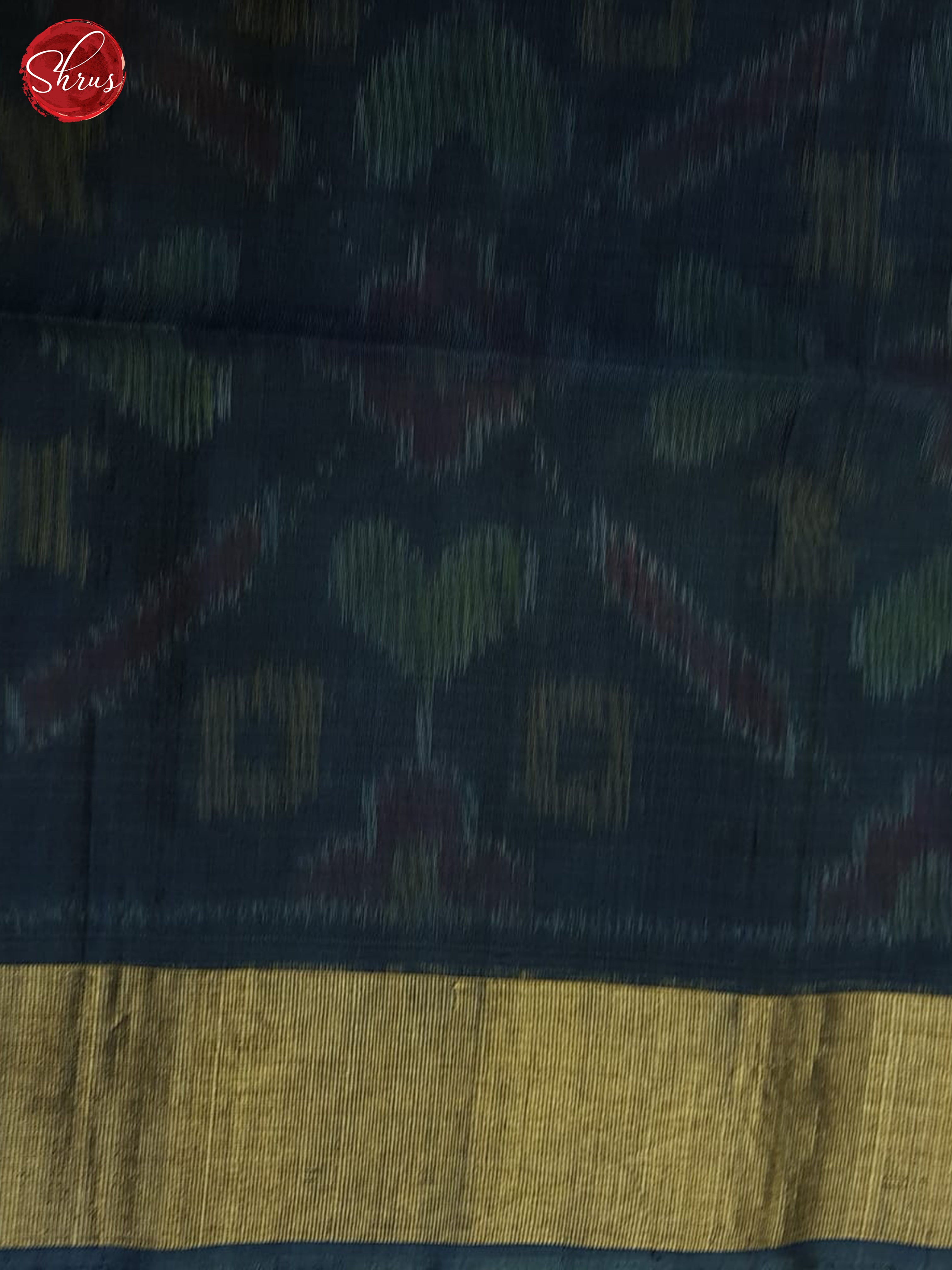 Greenish Grey And Grey- Pochampally Silk Cotton Saree - Shop on ShrusEternity.com