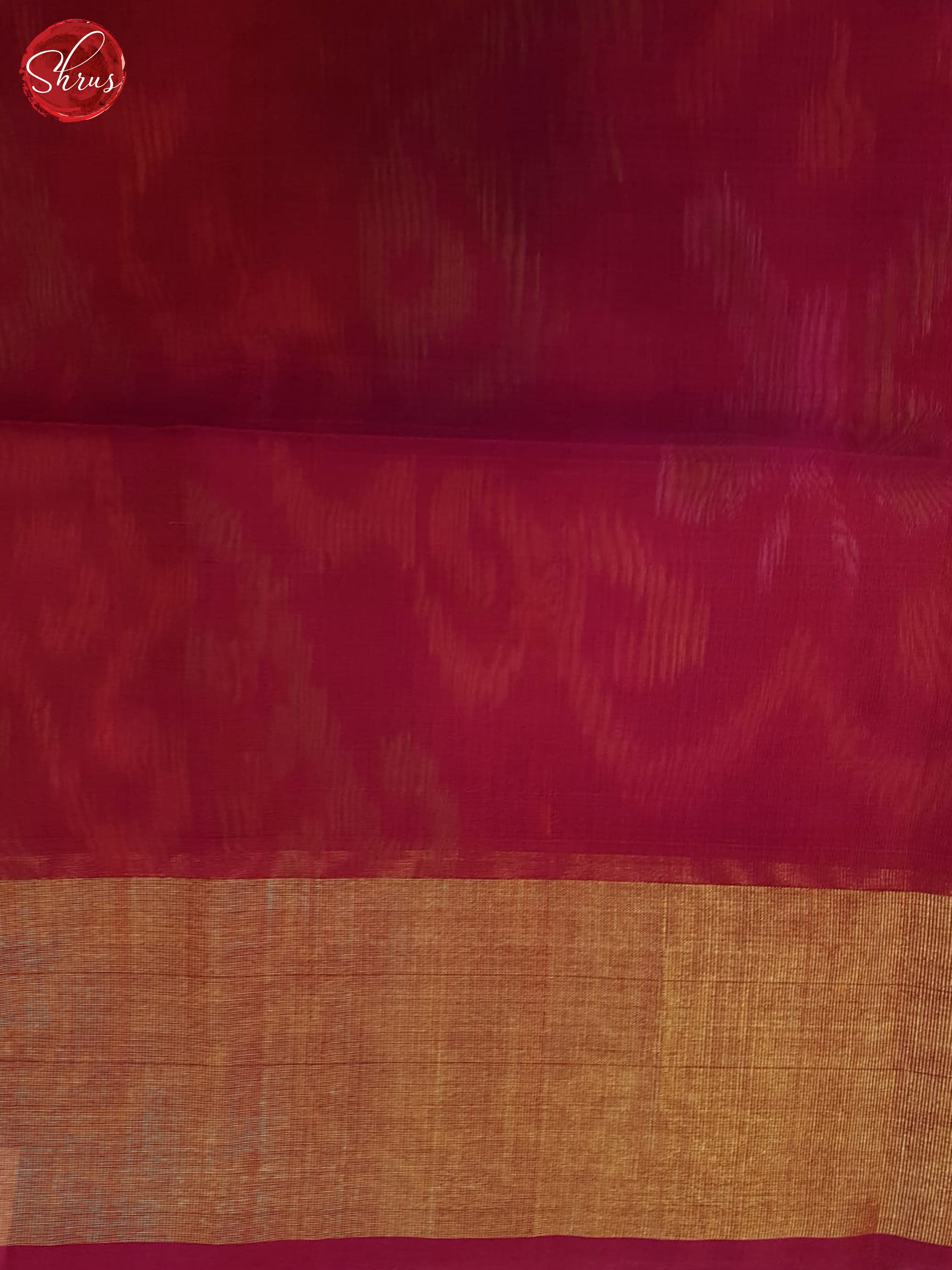 Green And Pink- Pochampally Silk Cotton Saree - Shop on ShrusEternity.com