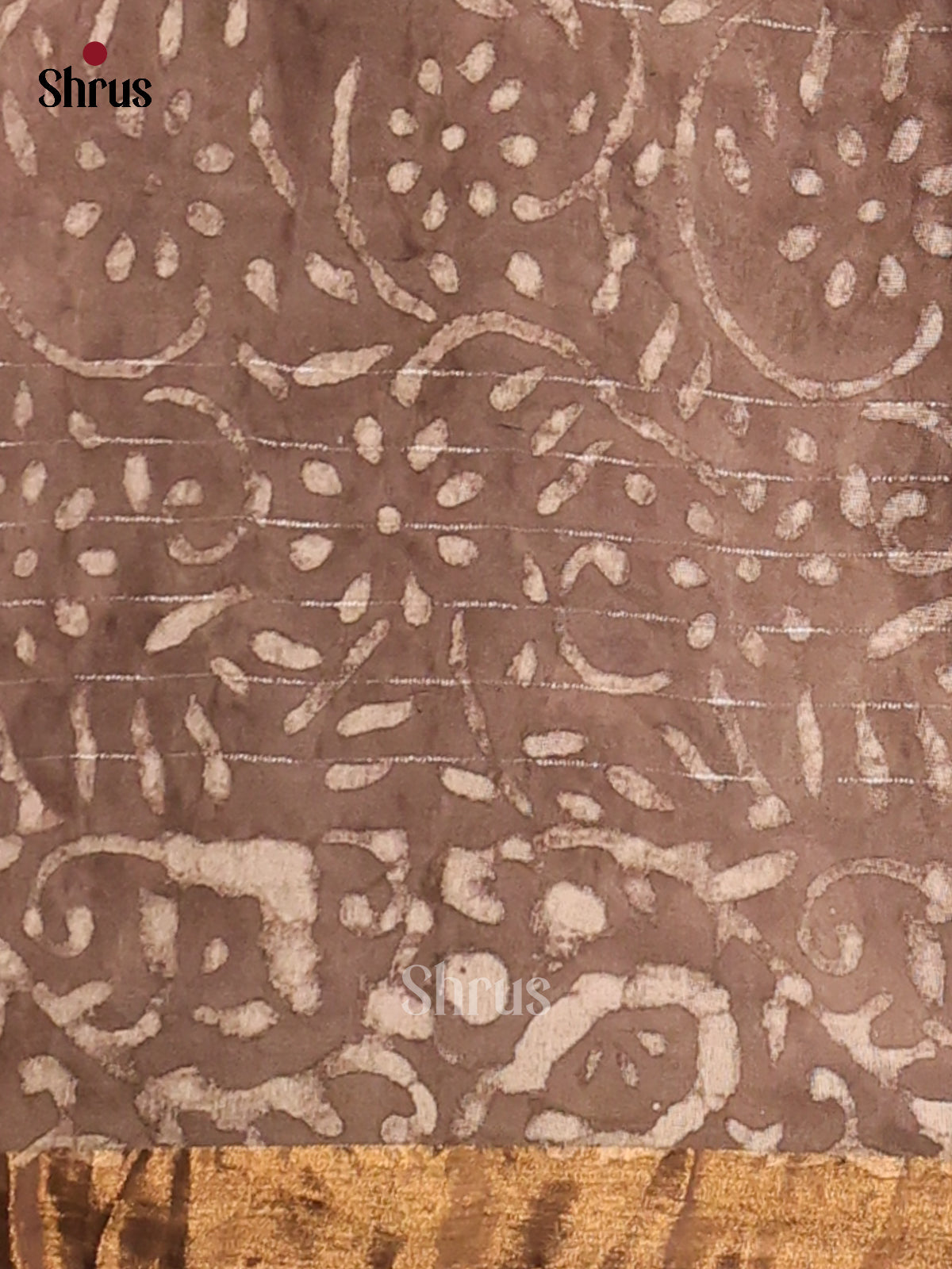 Mid Grey - Semi Chanderi - CCS14076 - Shop on ShrusEternity.com